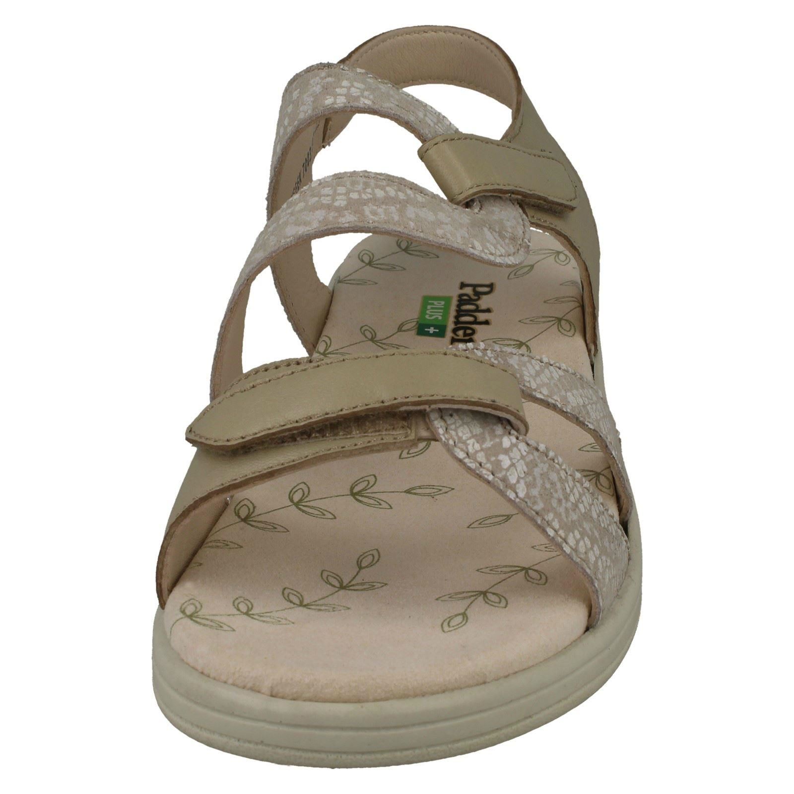 Sandalias de ajuste ancho elegantes con tiras para dama Padders Sunseek - Imagen 9 de 19
