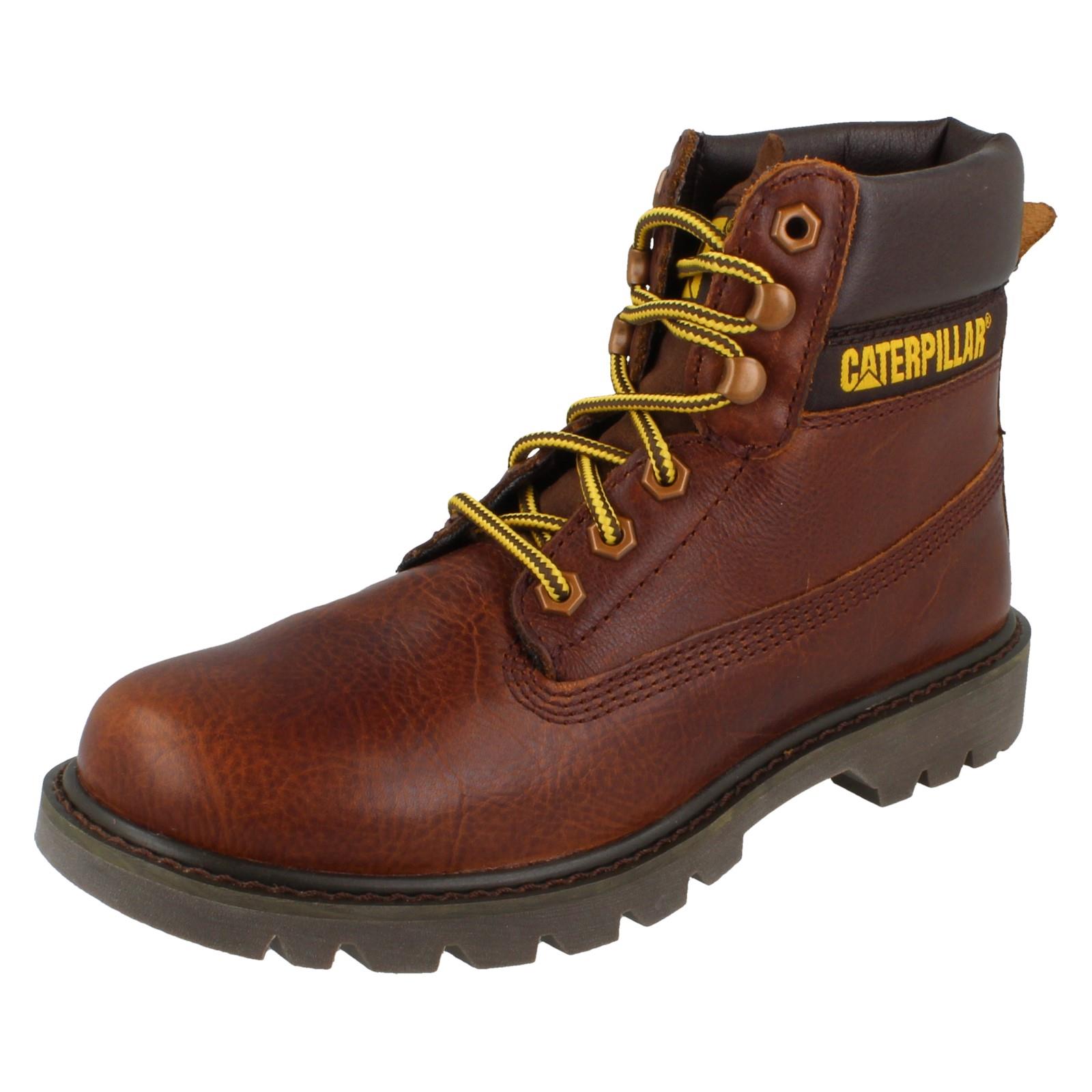 Unisex Caterpillar Leather Lace Up Boots Good Tread: Colorado 2.0 P110962 - Picture 2 of 10