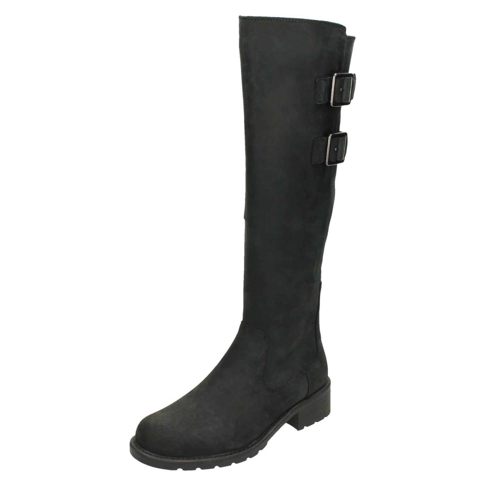 Ladies-Clarks-Casual-Riding-Style-Long-Boots-Orinoco-