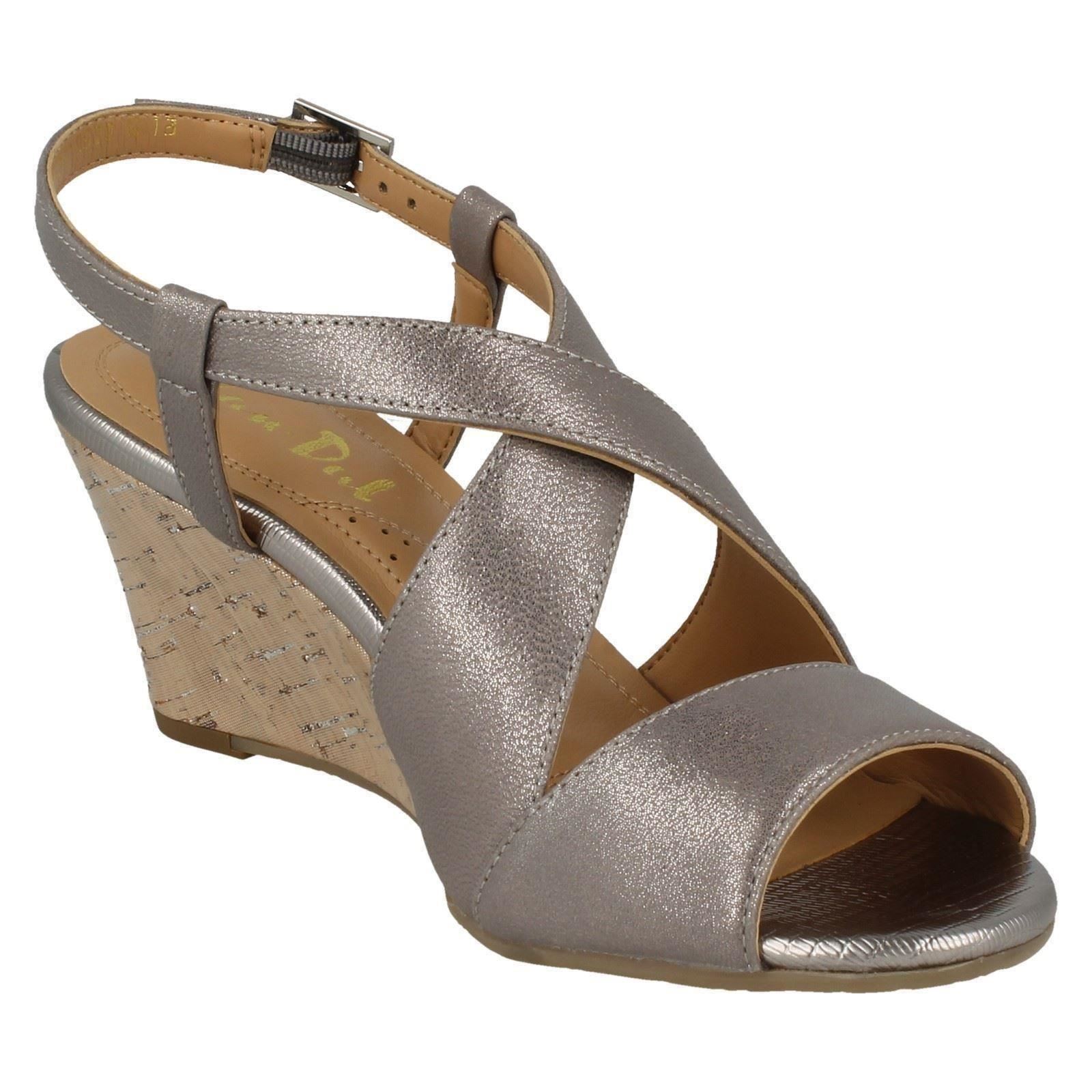 Ladies Van Dal Cross Strap Wedged Wedged Wedged Sandal Allora 59d014 Ladies Van Dal Cross Strap Wedged Wedged Wedged Sandal Allora 59d014