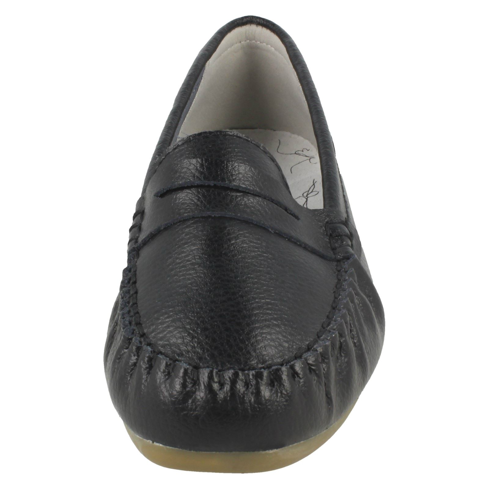 Ladies Down To Earth Leather Shoes F8R0445 - Picture 9 of 64