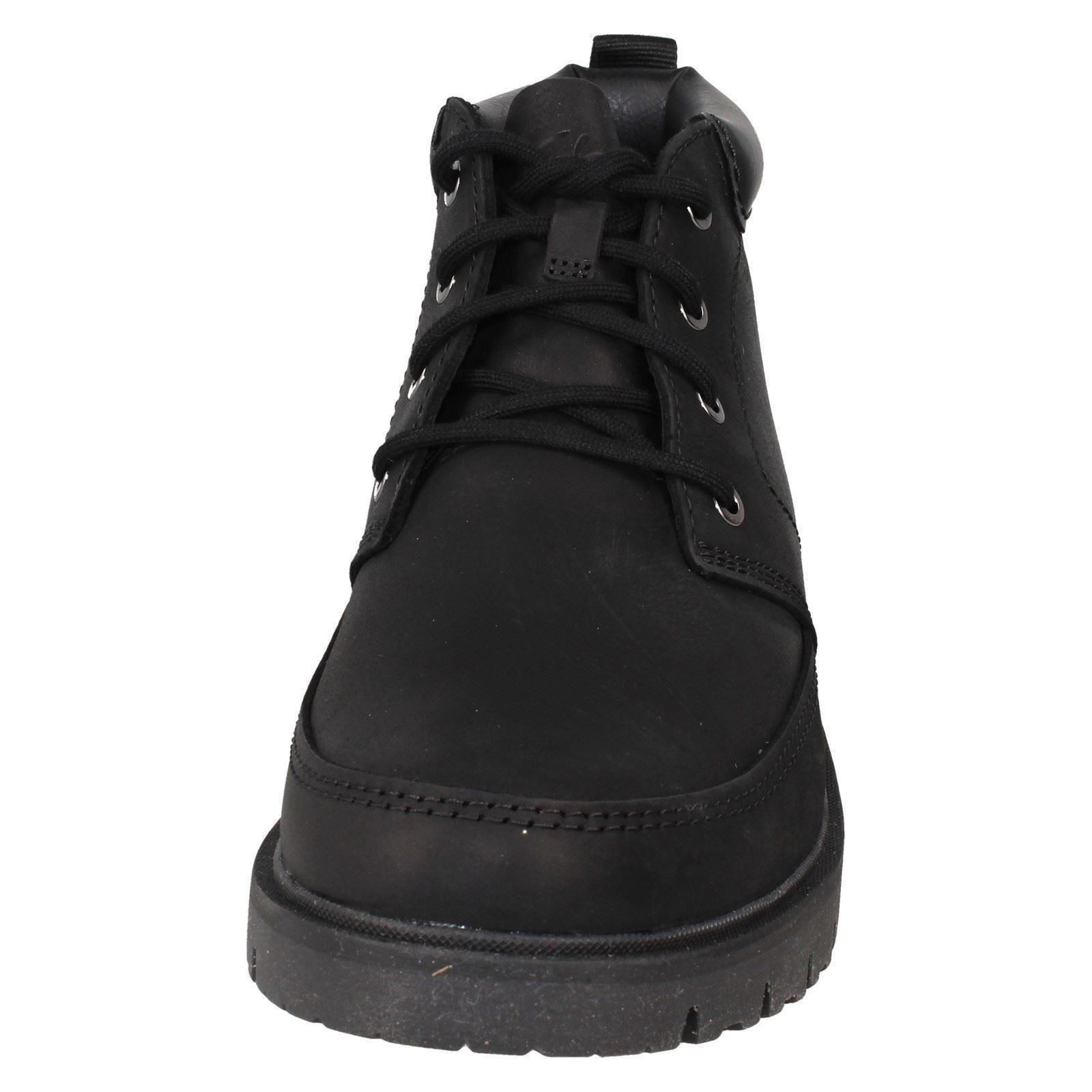 Mens Clarks Leather Lace Up Ankle Boots Rossdale Mid - Picture 13 of 19