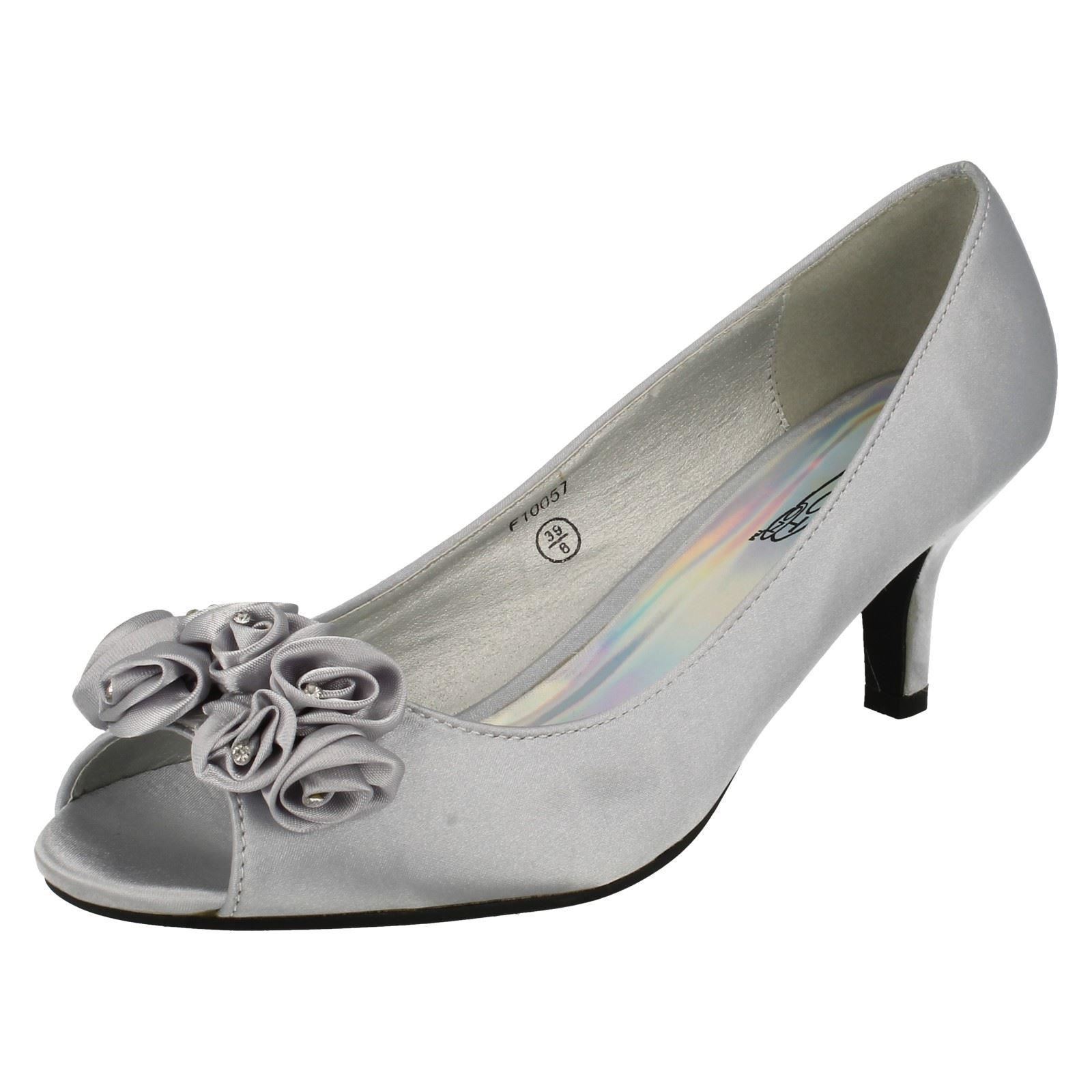 "Zapatos para dama Spot On Peep Toe con ""detalle floral"" - Imagen 47 de 55