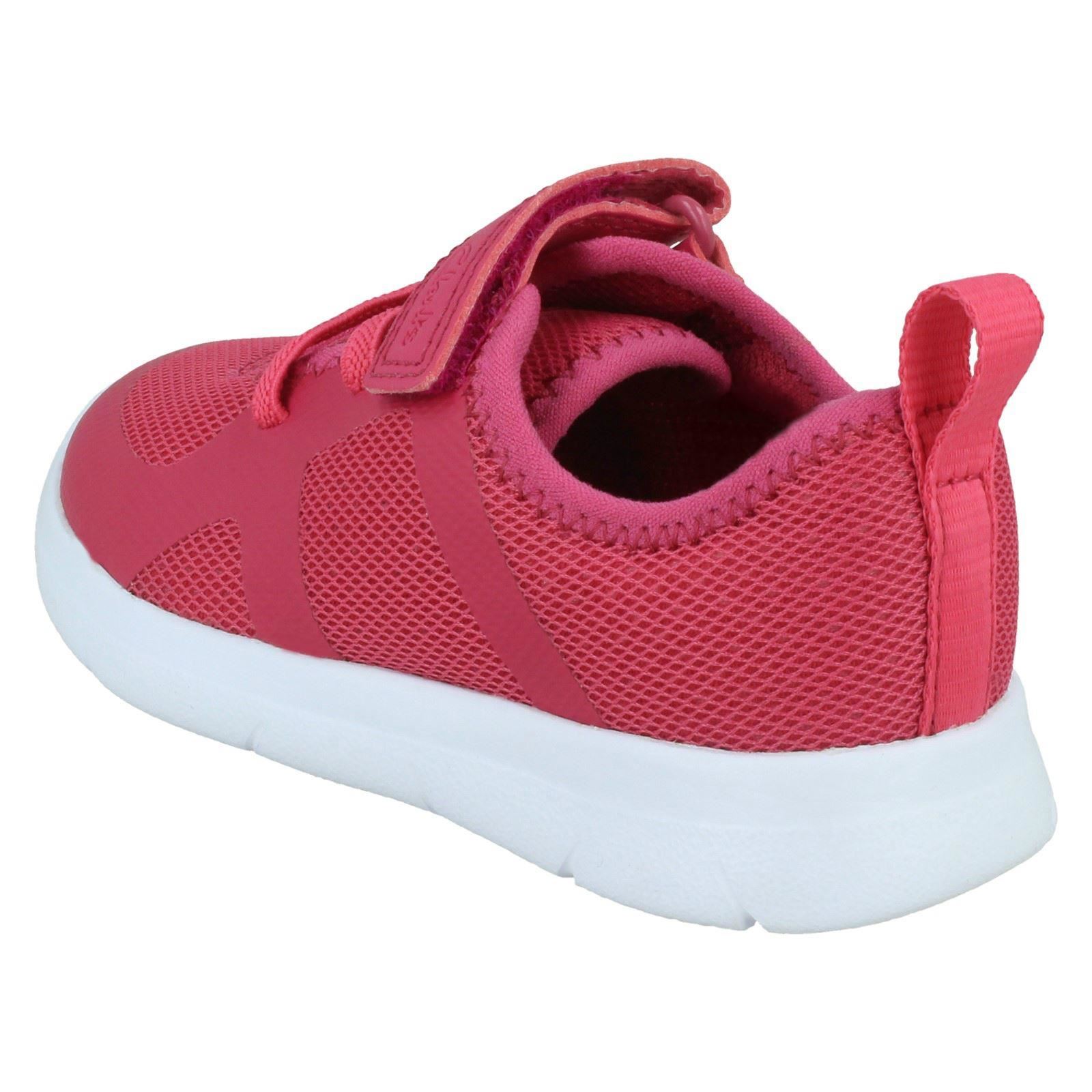 Childrens Unisex Girls Boys Clarks Casual Trainers *Ath Flux* - Picture 60 of 64