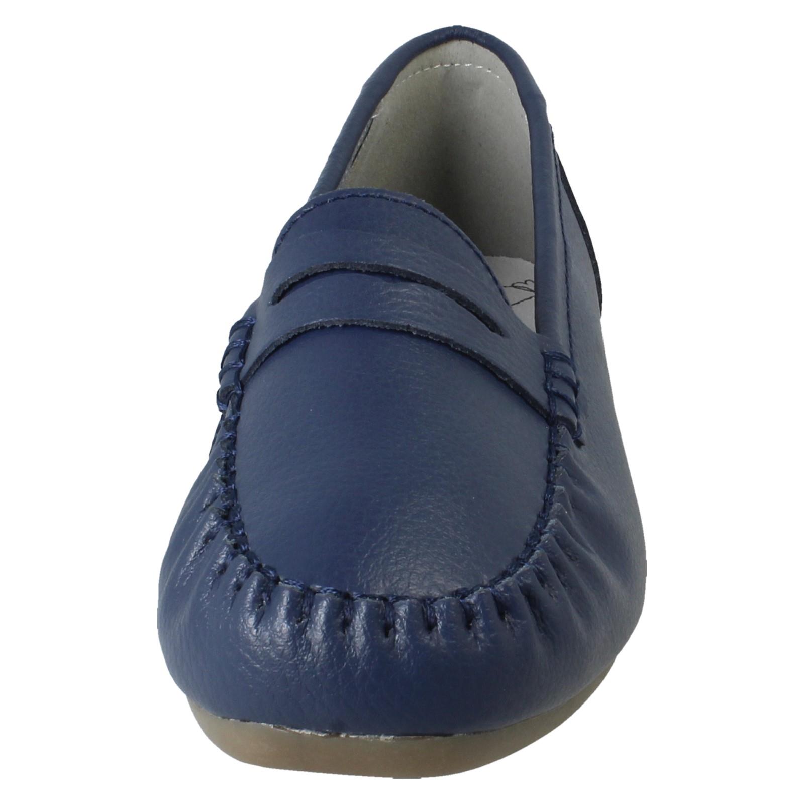 Ladies Down To Earth Leather Shoes F8R0445 - Picture 27 of 64