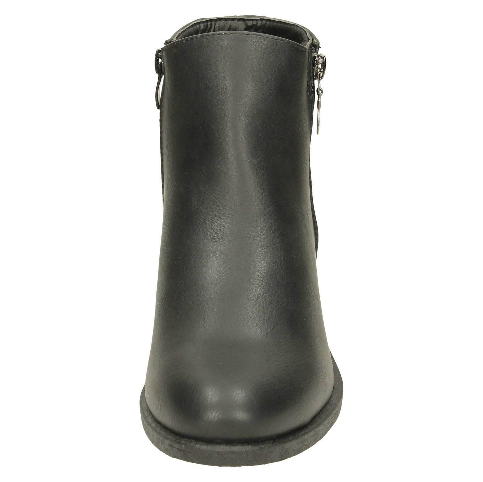 Botas al tobillo informales de tacón medio para dama F5R0736 - Imagen 9 de 19