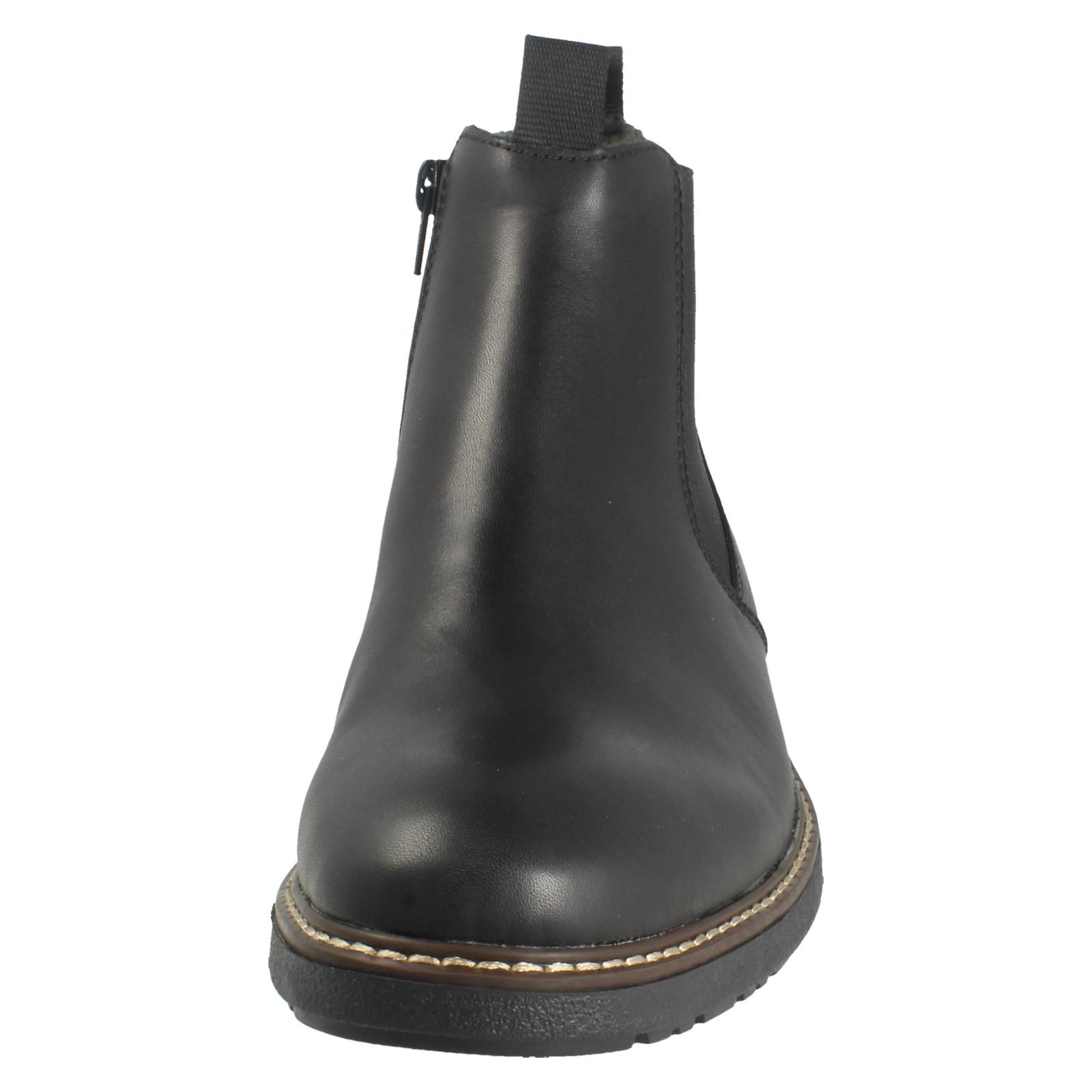 Mens Rieker Smart Zip Up Chelsea Boots 33180 - Picture 9 of 10