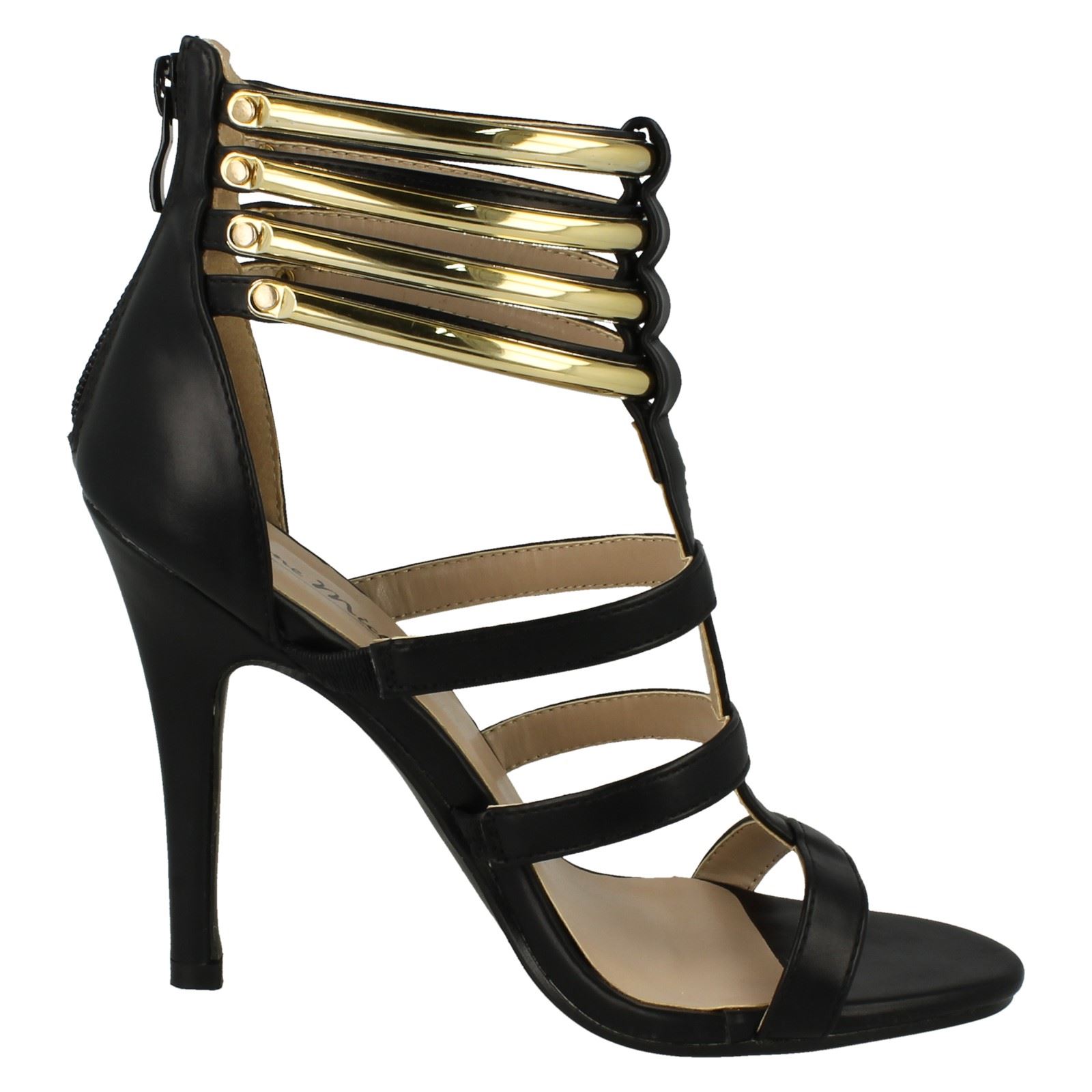 Ladies Anne Michelle Open Toe Heeled Sandals - Picture 3 of 28