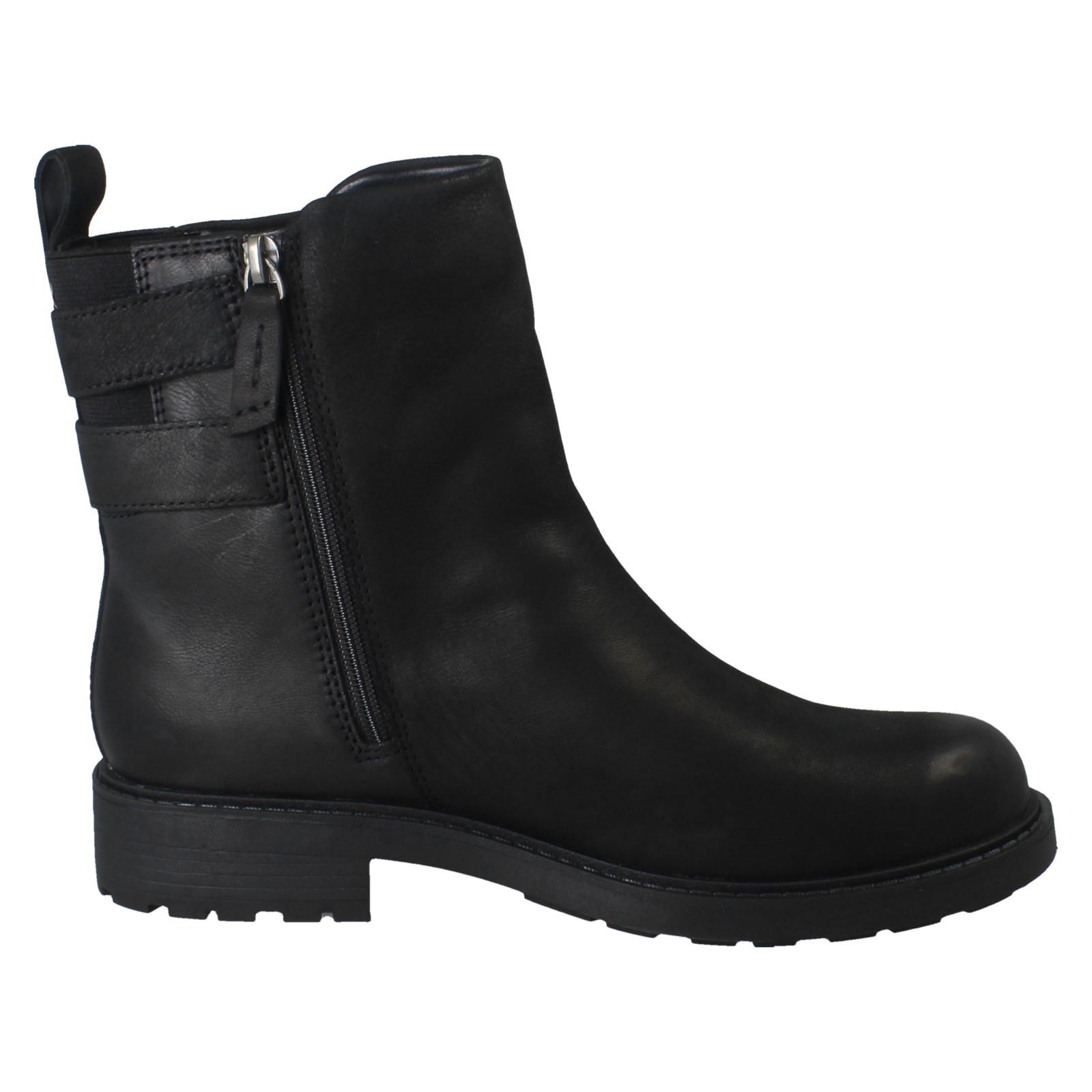 Mujer Clarks Hebilla Detallado con Cremallera Botines de Piel Orinoco2 Bay" - Imagen 7 de 19