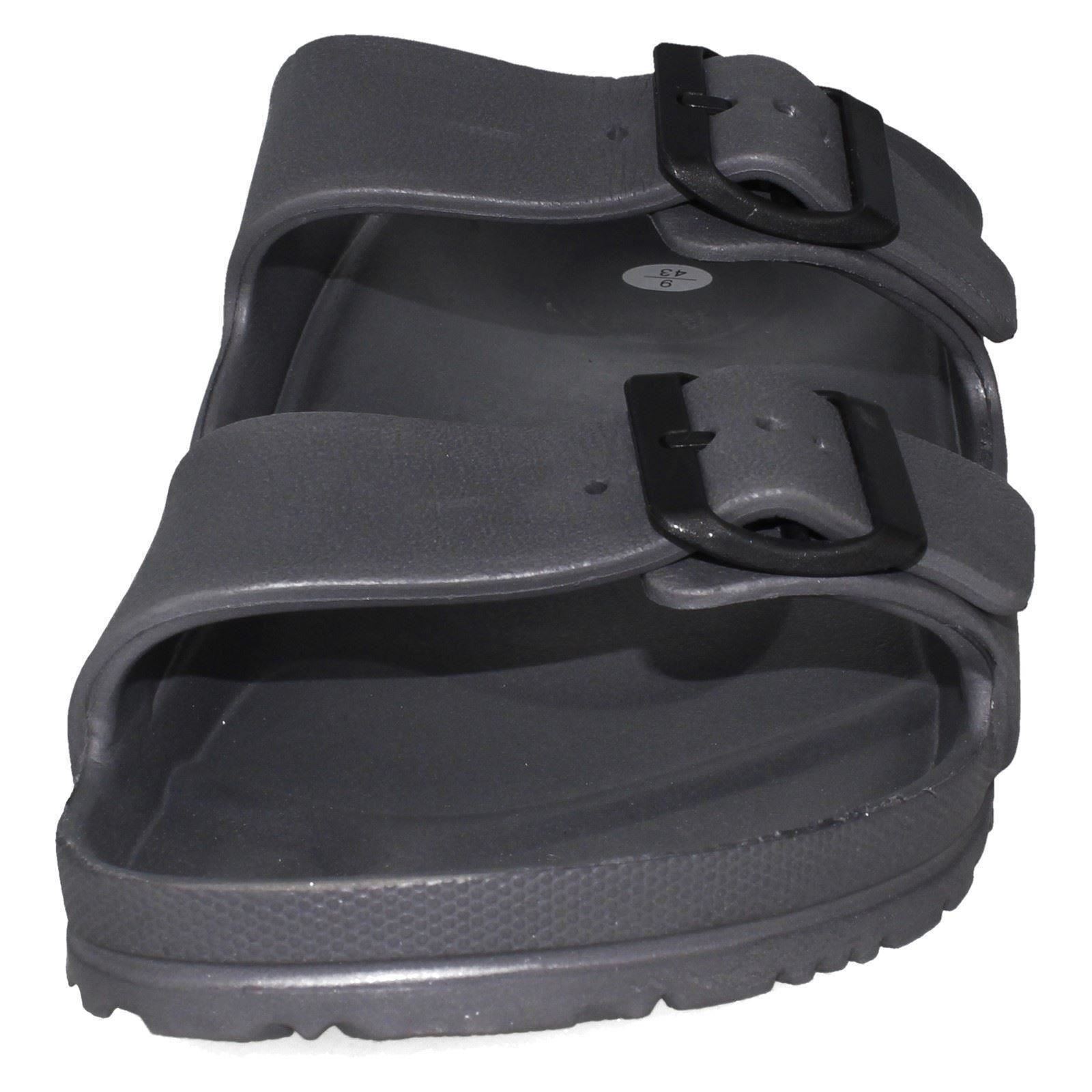 Mens Spot On Light Weight 'Mule' Sandals - Picture 8 of 28