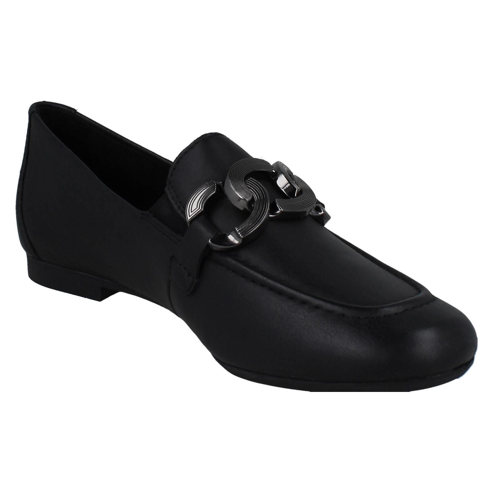Ladies Remonte Soft Leather Loafers Removable Insoles Smart Office *D0K09* - Picture 8 of 19
