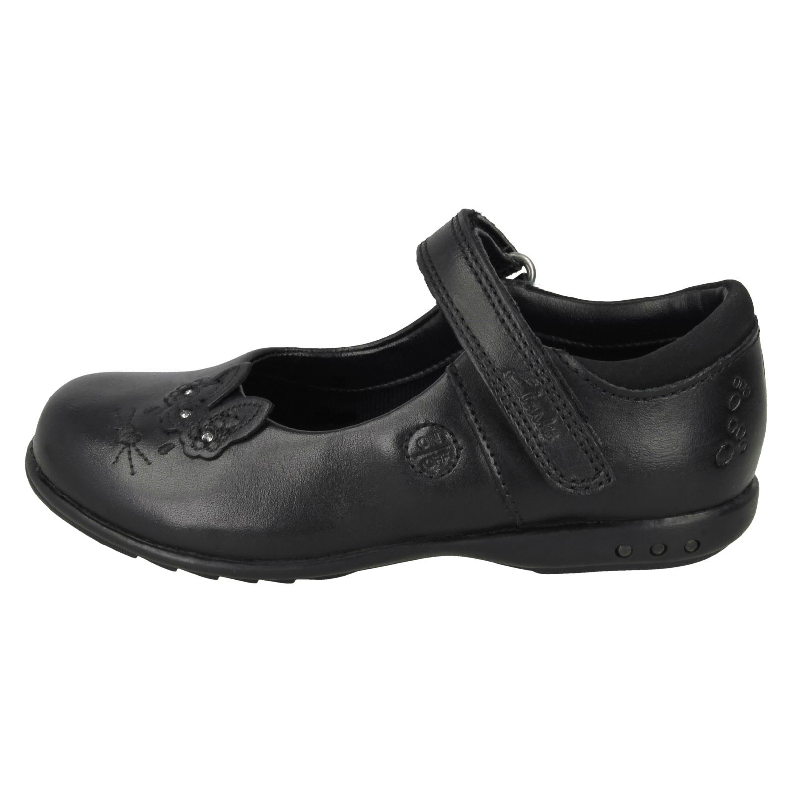 Girls Clarks Hook & Loop School Shoes with Lights Trixi Run eBay