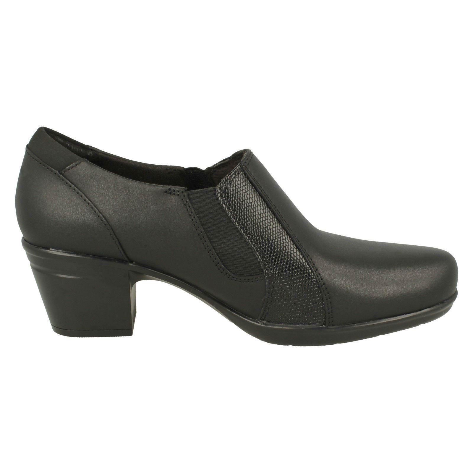 Ladies Clarks Smart Heeled Trouser Shoes Emslie Chelsea | eBay