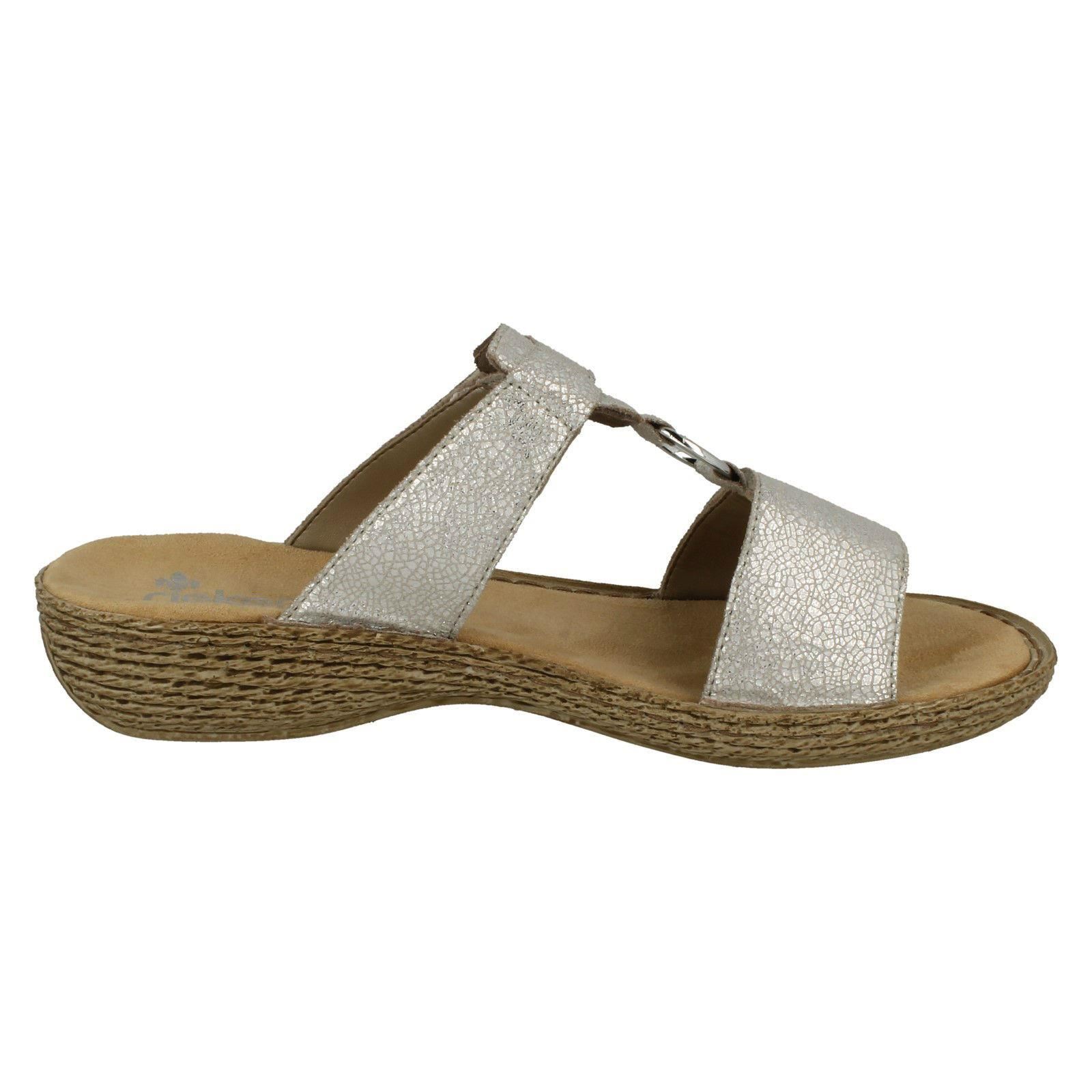 Ladies Rieker Slip On Sandals /'658P9/'