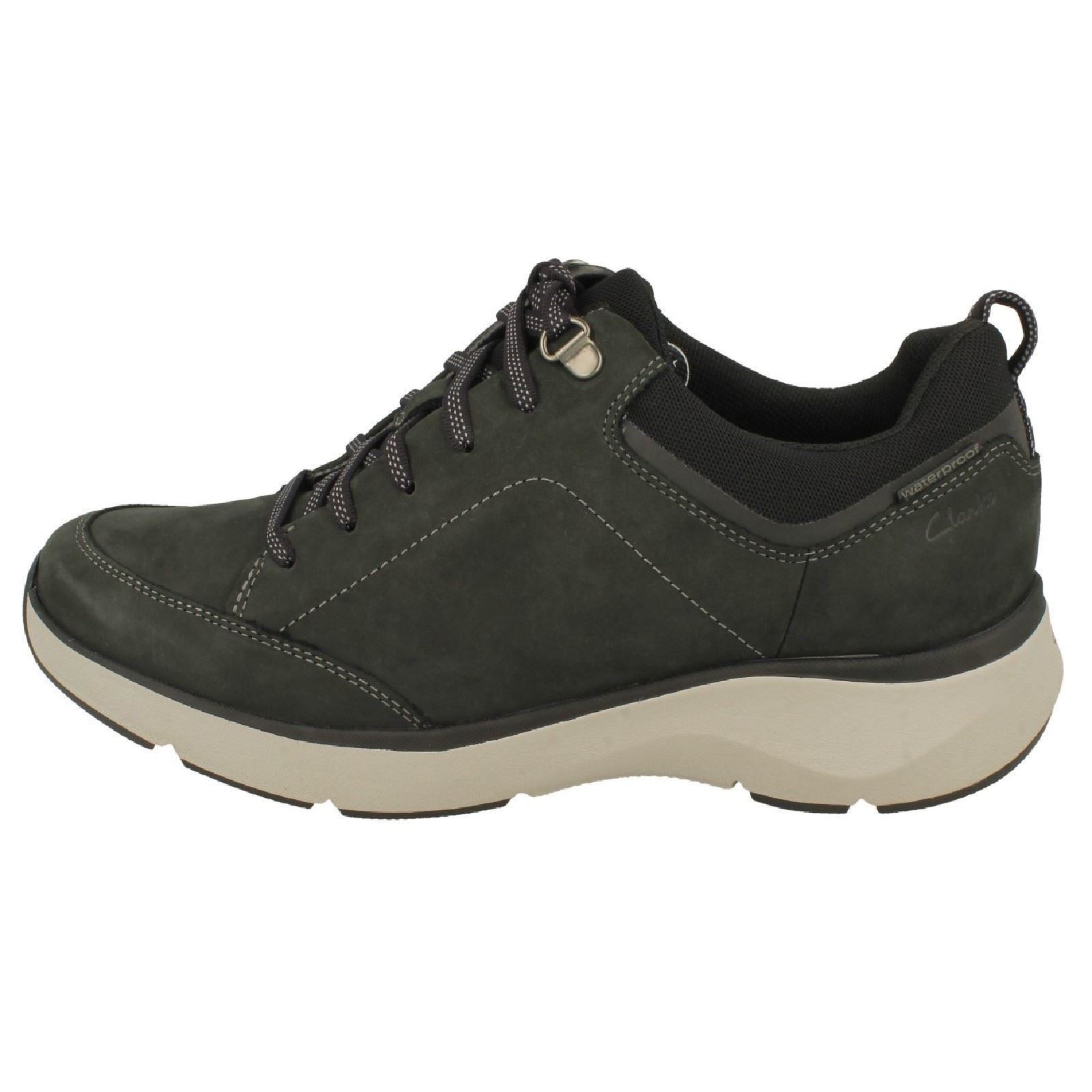 Ladies Clarks Casual C-Shell Waterproof Lace Up Shoes Wave 2.0 Lace - Picture 7 of 28