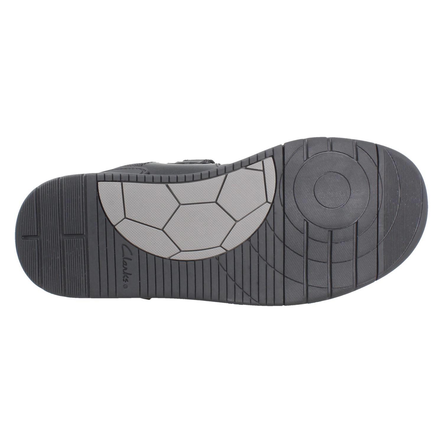 Jungen Clarks Gestepptes Leder Fußball Inspiriert Schulschuhe: Laser Kreuz - Bild 19 von 19
