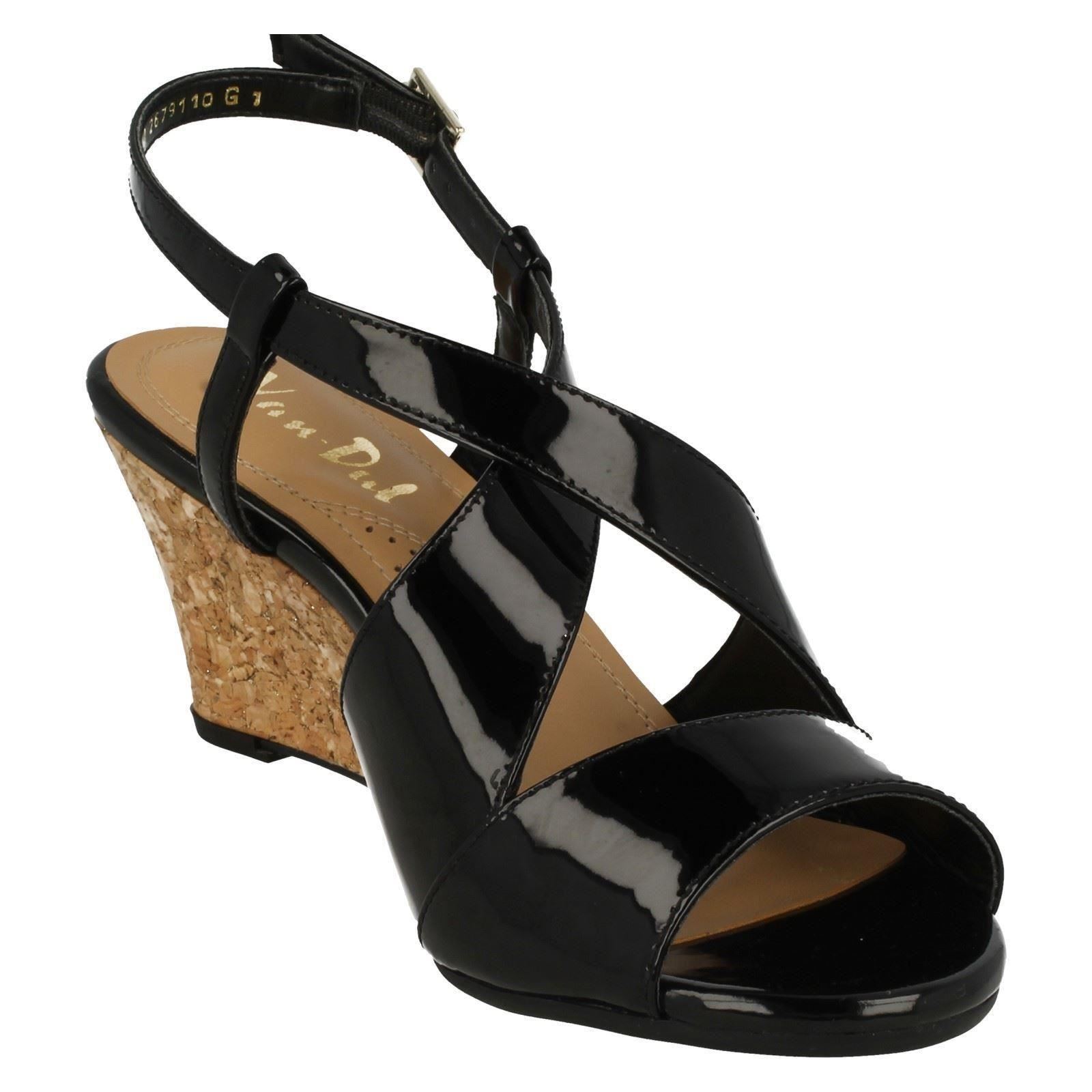Ladies Van Dal Cross Strap Wedged Wedged Wedged Sandal Allora 59d014 Ladies Van Dal Cross Strap Wedged Wedged Wedged Sandal Allora 59d014