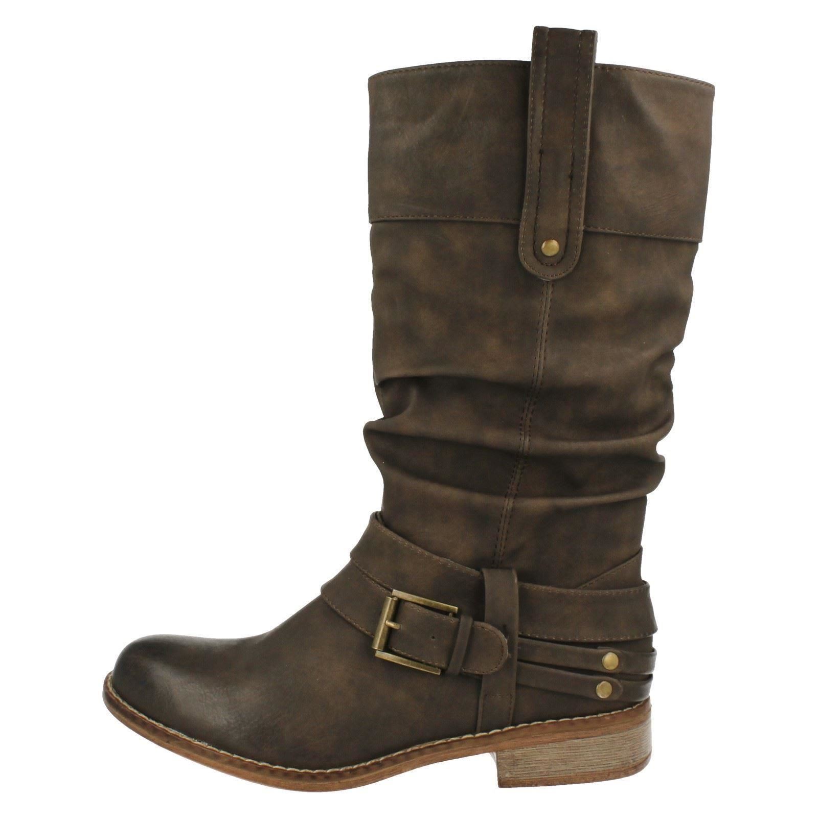 Ladies Rieker Mid Calf Fashion Boots 95672 eBay
