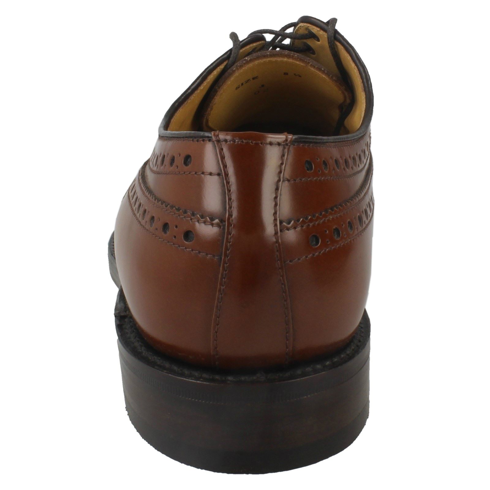 Mens Loake Formal Brogue Shoes Braemar - Picture 14 of 19