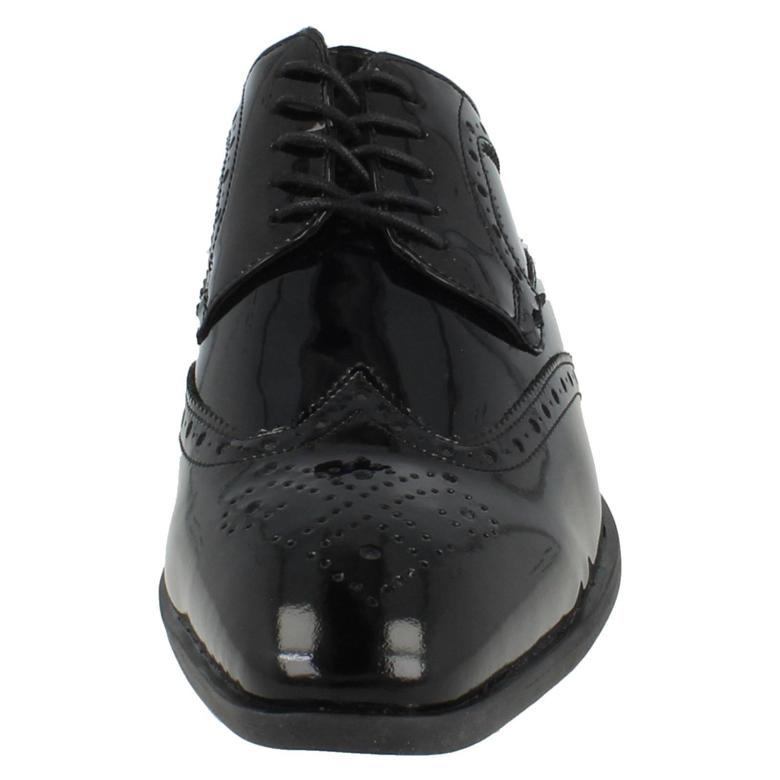 Mens Hush Puppies Lace Up Leather Formal Dress Shoes Elliot Brogue - Picture 18 of 19