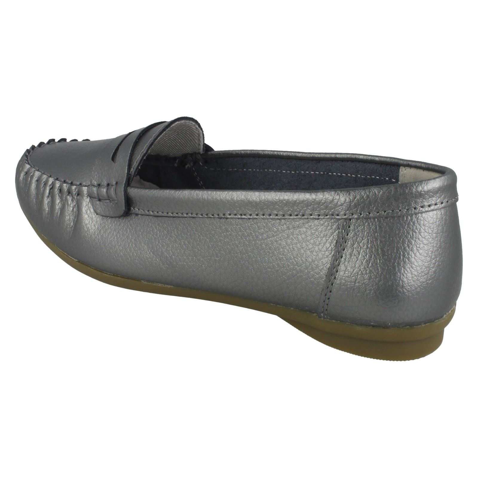 Ladies Down To Earth Leather Shoes F8R0445 - Picture 31 of 64