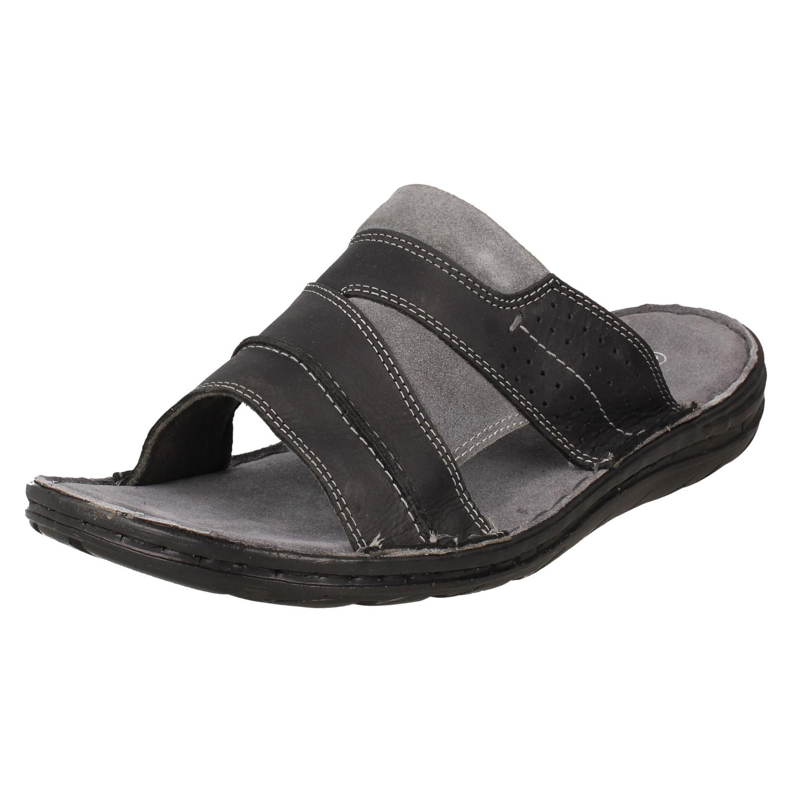 Mens Hush Puppies Casual Mule Sandals 'Archer' - Picture 11 of 19
