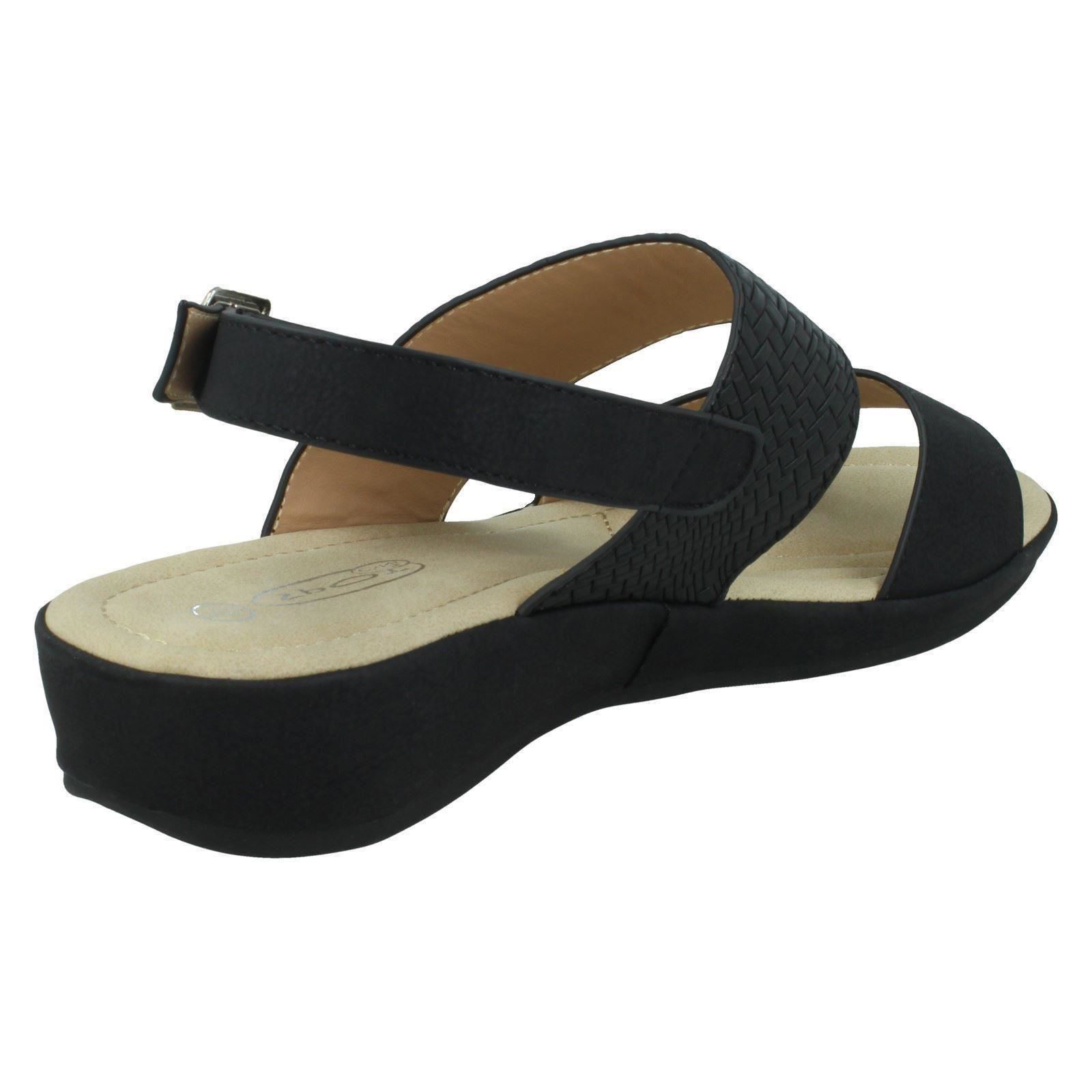 Ladies Spot On Sandals