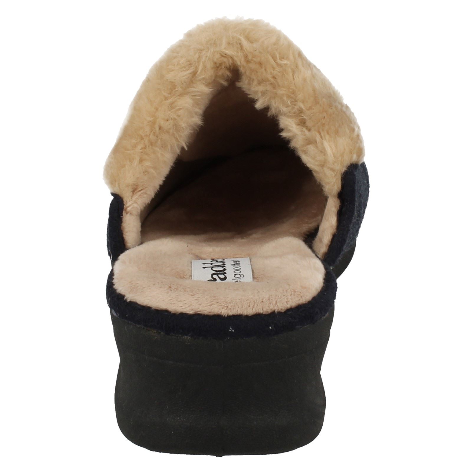 Ladies Padders Wedge Slipper Mules Scarlet | eBay