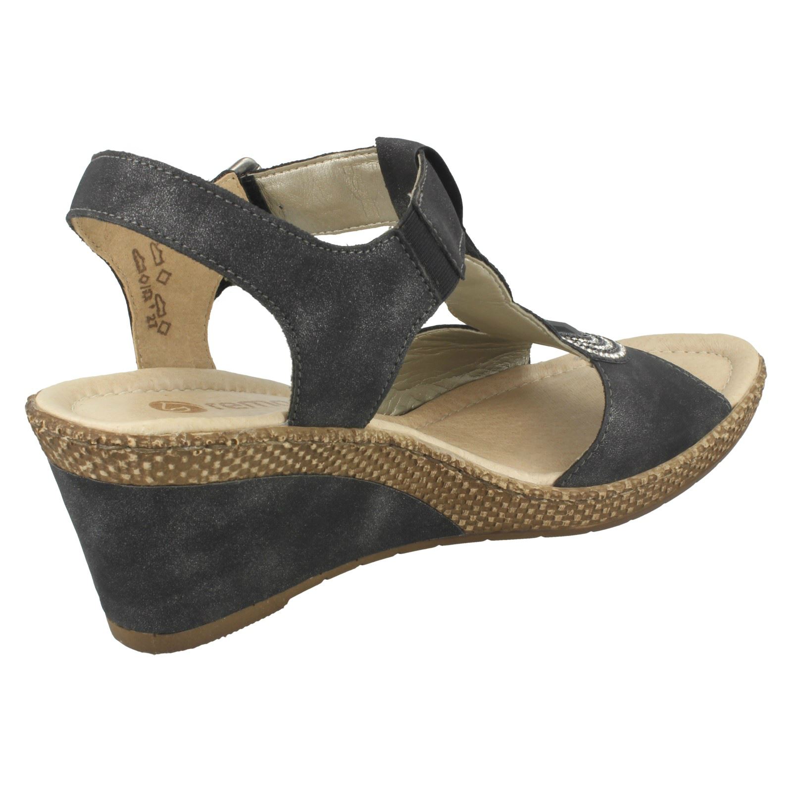 Damas Remonte T-Bar Sandalias Cuña-D0452 De Cuña-D0452 Sandalias e319eb Damas Remonte T-Bar Sandalias Cuña-D0452 De Cuña-D0452 Sandalias e319eb