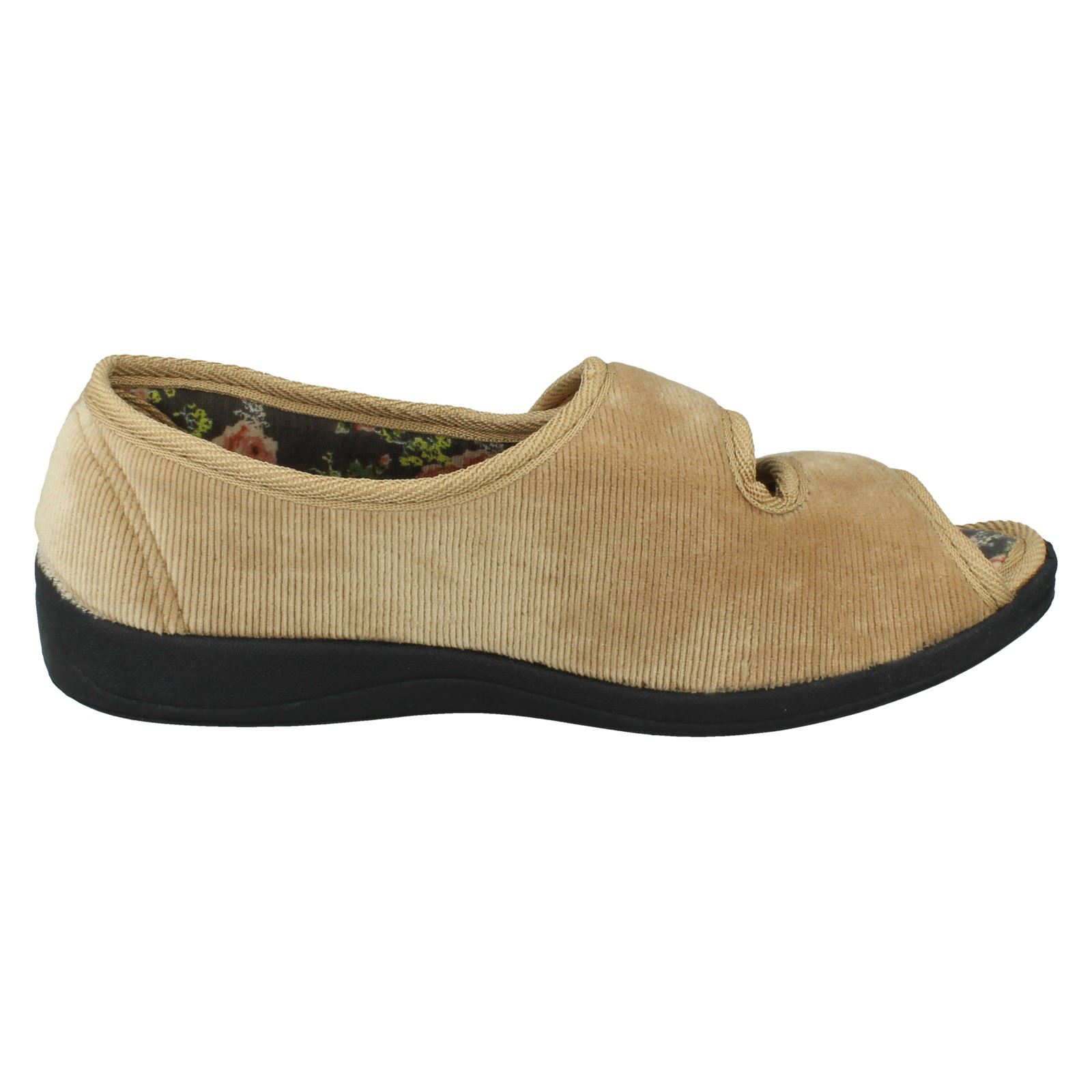 "Pantuflas forradas florales ""Mary"" para damas Four Seasons" - Imagen 6 de 28