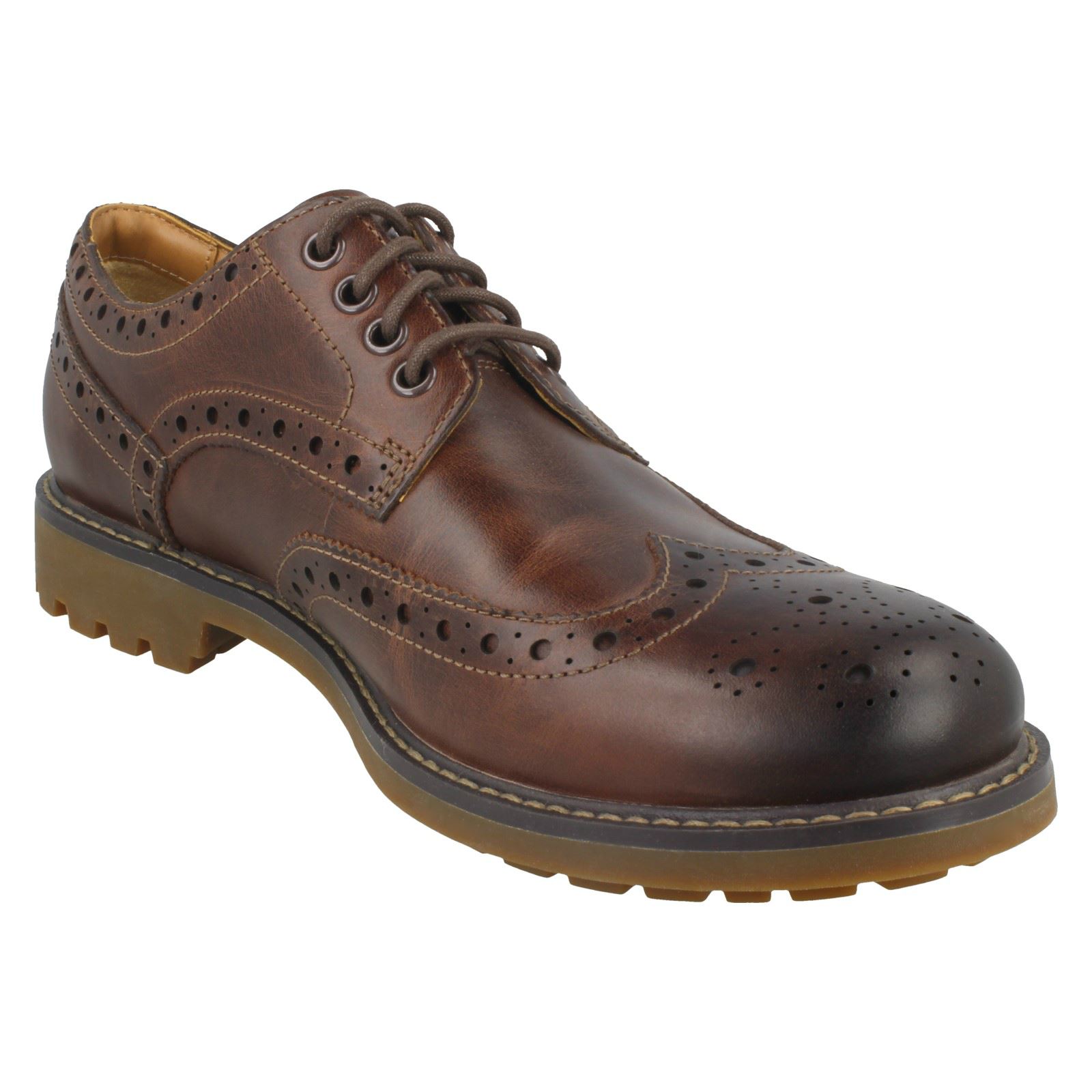 Herren Clarks Clarks Clarks Brogue Schuhes Montacute Wing 8663ea Herren Clarks Clarks Clarks Brogue Schuhes Montacute Wing 8663ea