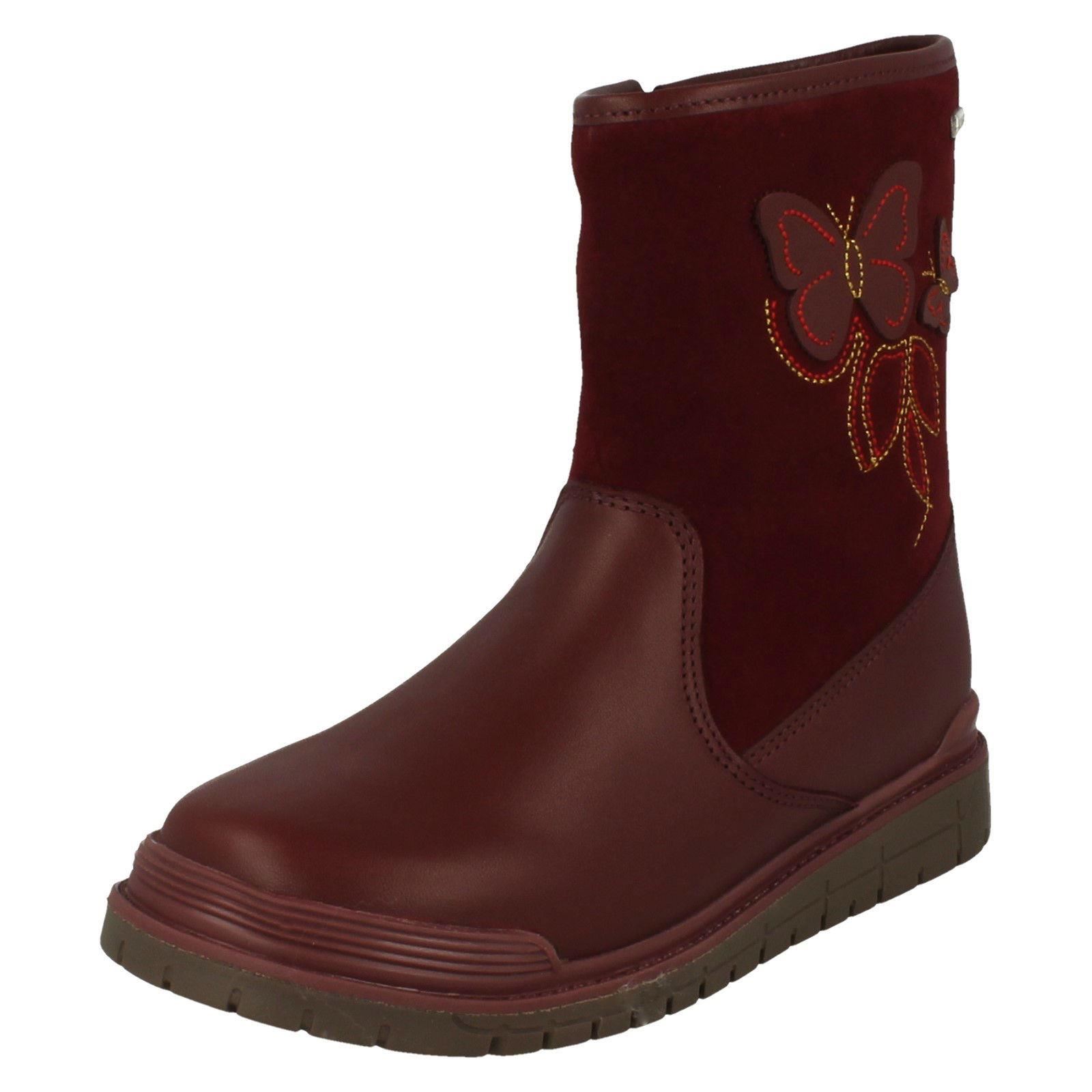 Girls Startrite Aqua-Rite Zip-Up Butterfly Boots Tidal Wyprodukowano w Japonii tanio