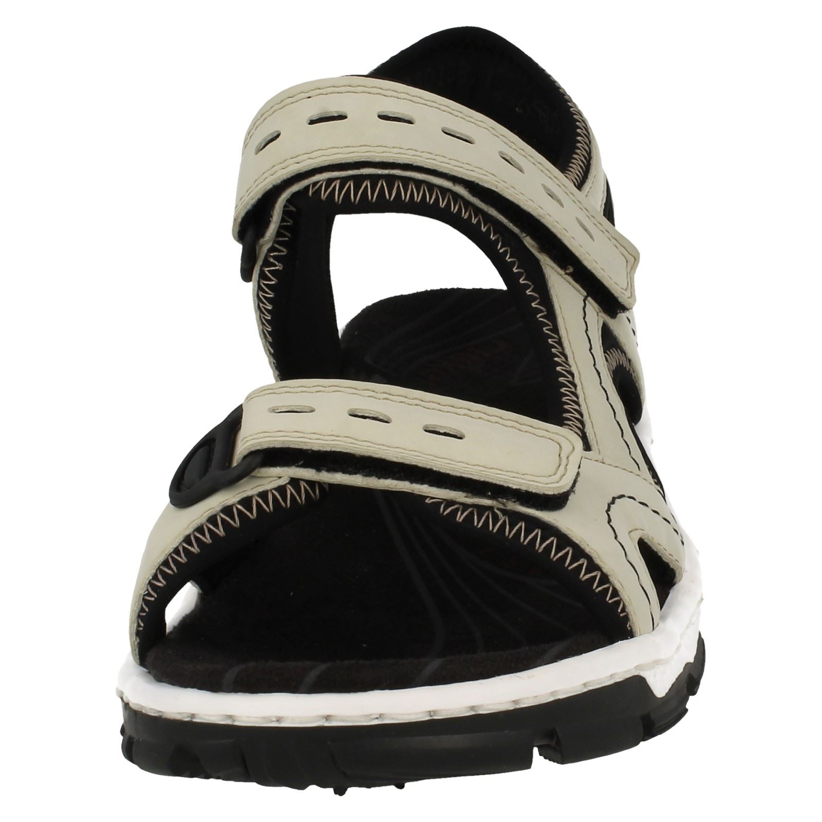 Sandalias de verano Rieker sintéticas antiestrés estilo deportivo para dama 68866 - Imagen 8 de 46