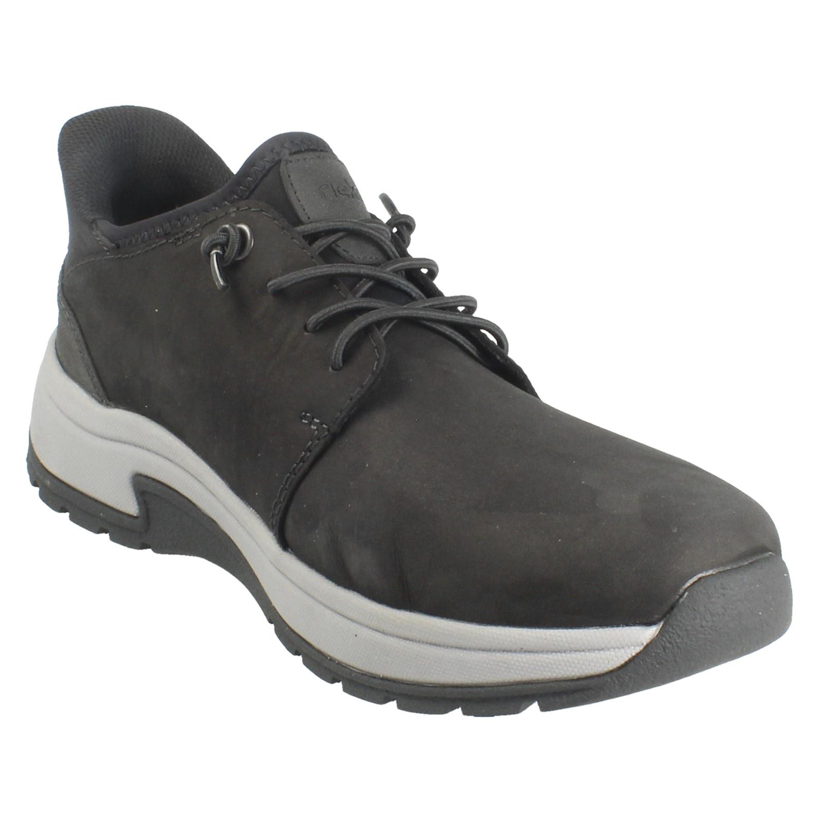 Mens Rieker Extra Wide Elasticated Lace Casual Suede Shoes 11050 - Picture 8 of 19