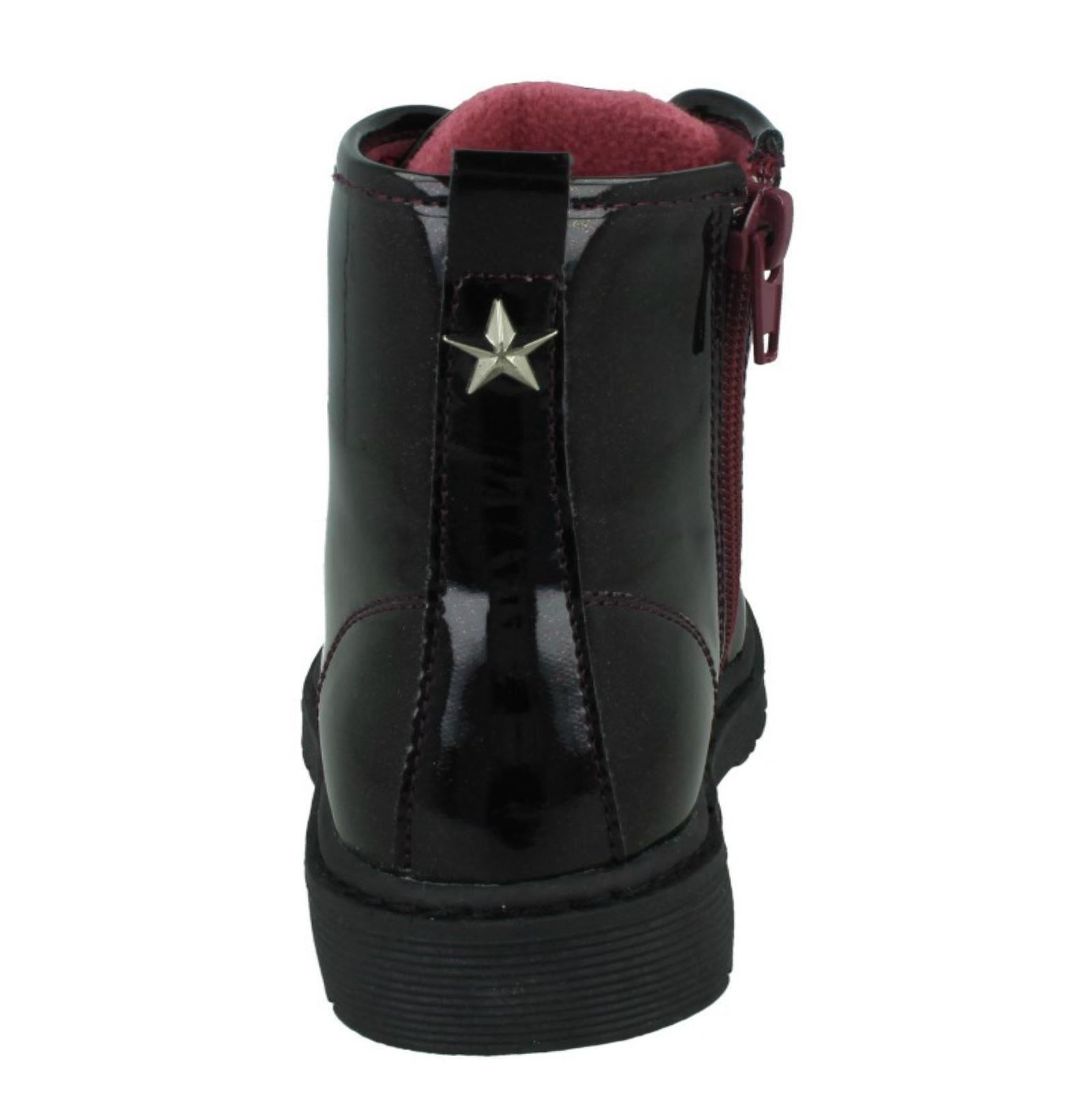 Girls Spot On Casual Lace Up 'Boots' - Picture 5 of 11