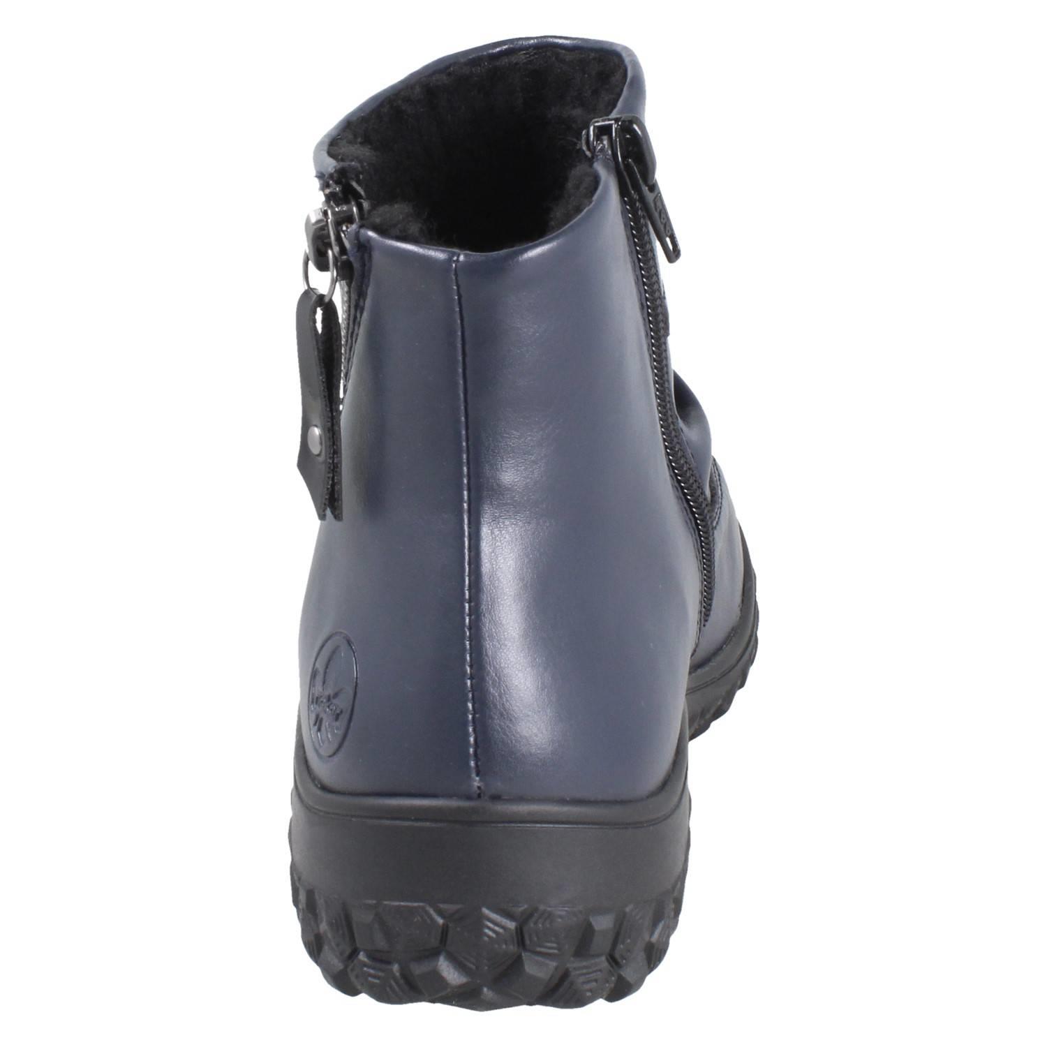 Mujer Rieker Corte Ancho Cremallera Botas Con Desmontable Plantillas: 59585 - Bild 5 von 10