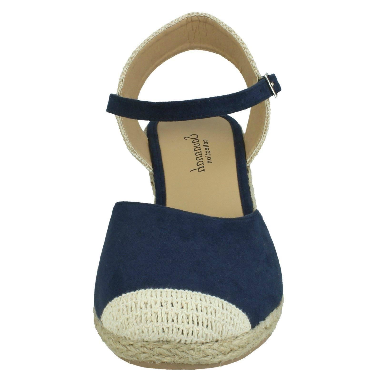 Ladies Savannah Wide Fitting Closed Toe Wedges - Picture 25 of 28
