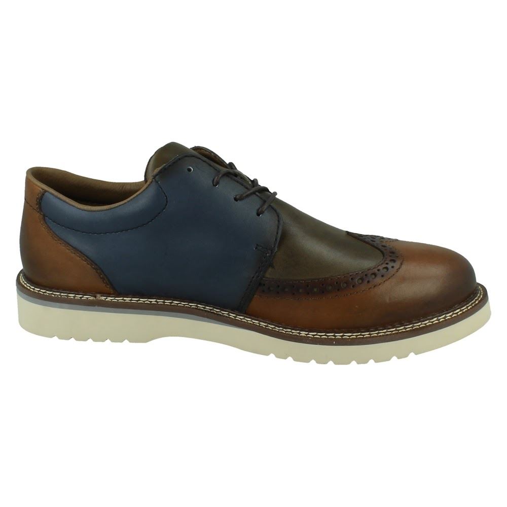 Mens Rieker Leather Lace Up Formal Dress Wide Fit Shoes: 04504 - Picture 7 of 10