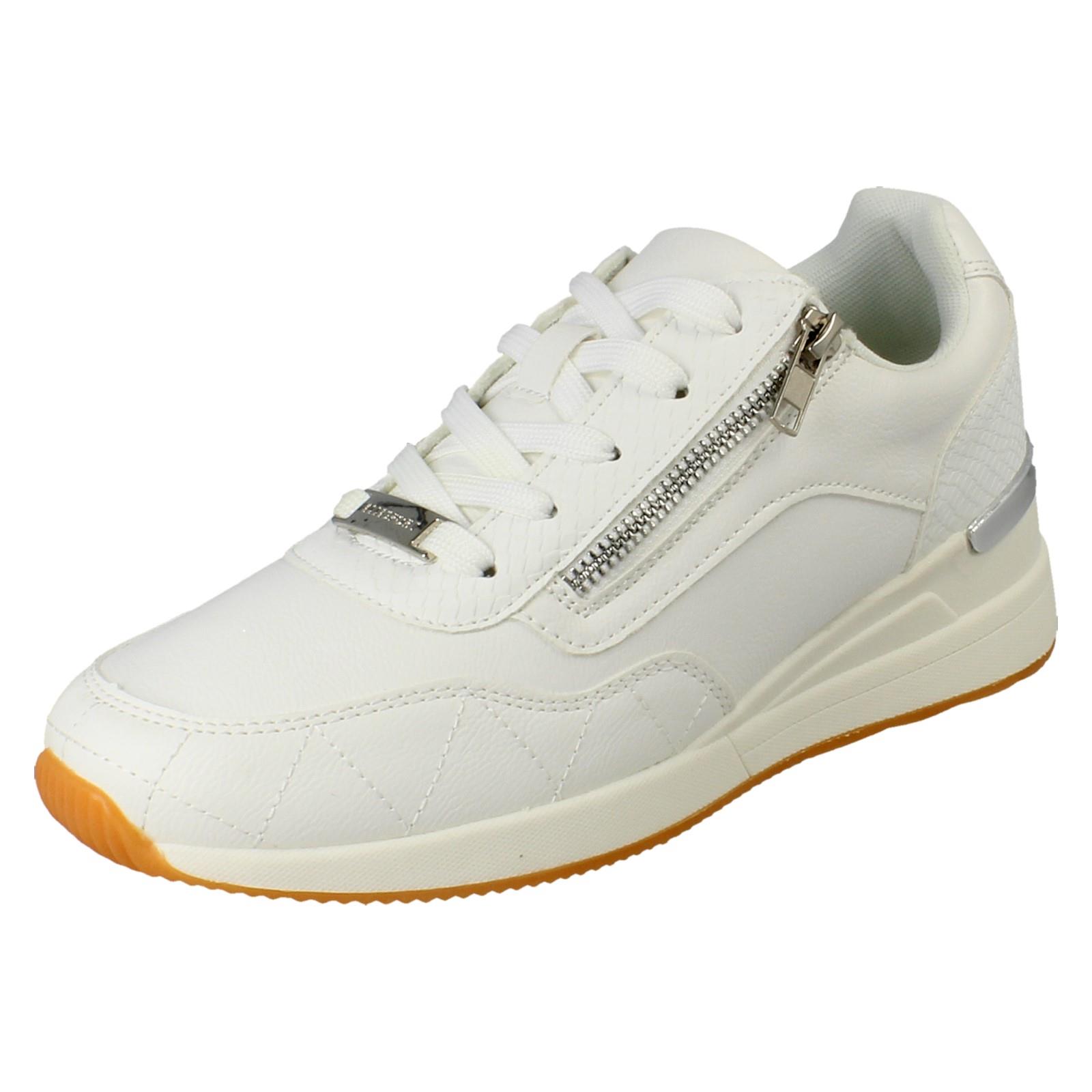 Ladies Elle Sport Lace Up & Zip Casual Wedge Sporty Look Trainers Shoes - F7R303 - Picture 2 of 10