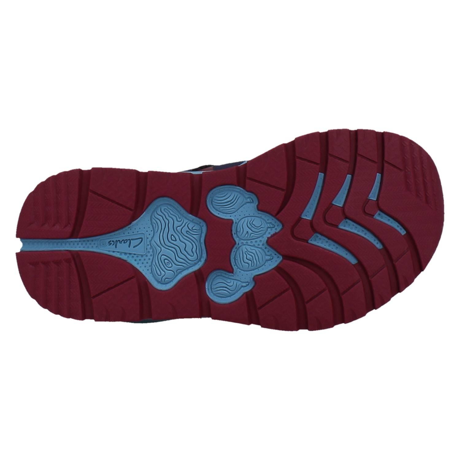 Kinder Clarks Playprints Textil Colour-Pop Cheetah Sporty Turnschuhe Selva Spur - Picture 28 of 37