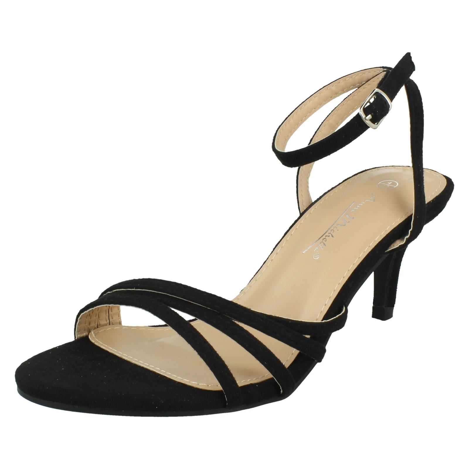 Sandalias de fiesta Anne Michelle de tacón medio calce ancho para dama 'F1R2112' - Imagen 2 de 46