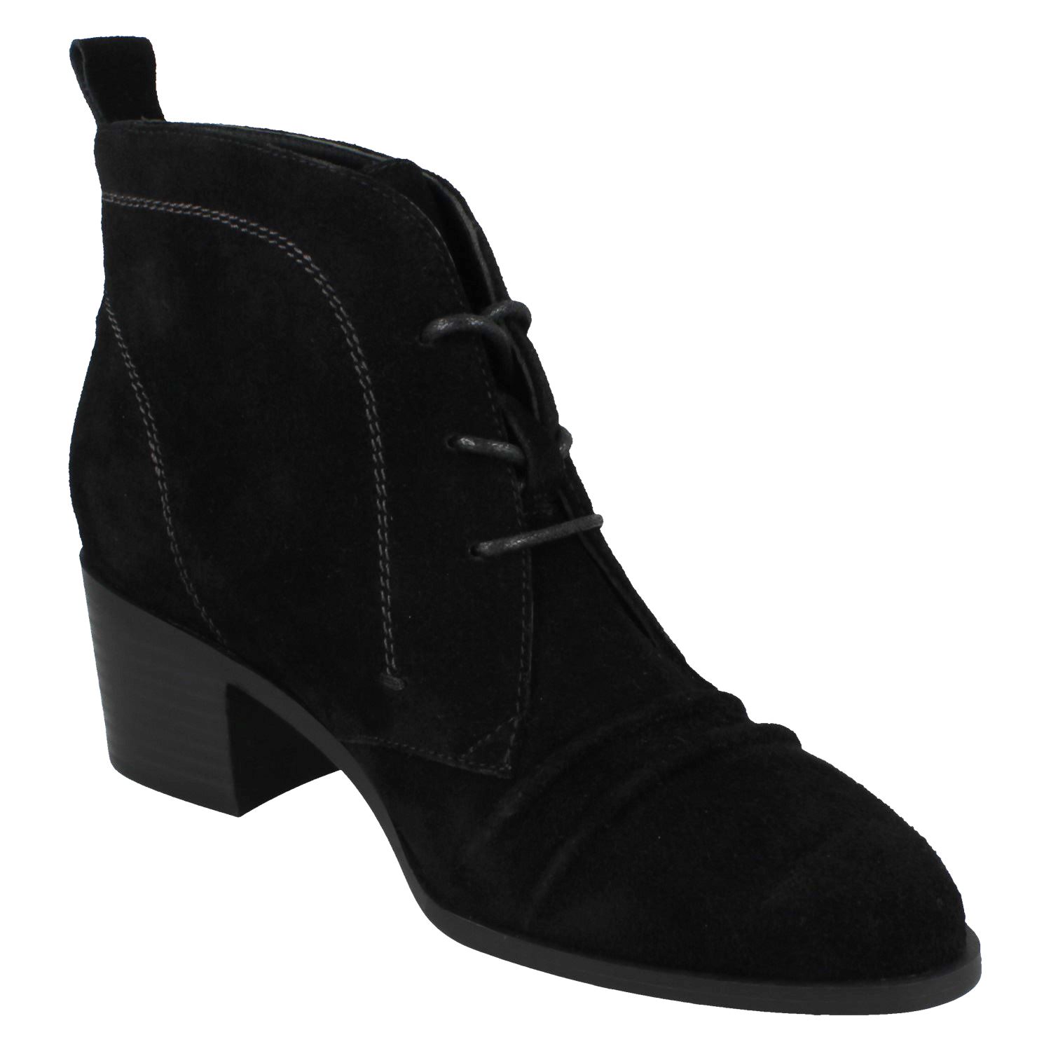 Damen Leder Kollektion Wildleder Schnürstiefeletten - Bild 8 von 10