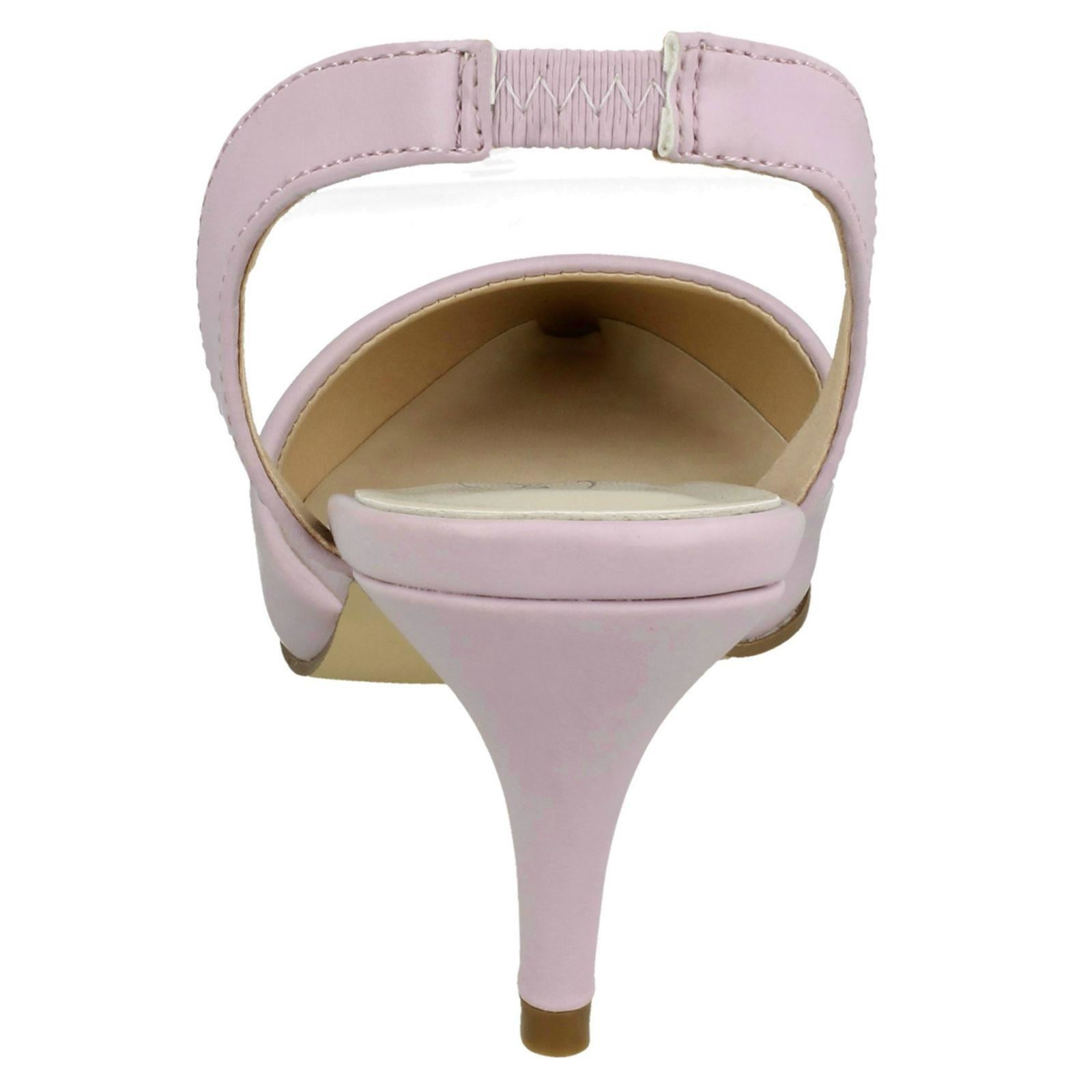 Ladies Spot On Slingback Shoes Heels *F9R0057* - Picture 14 of 73