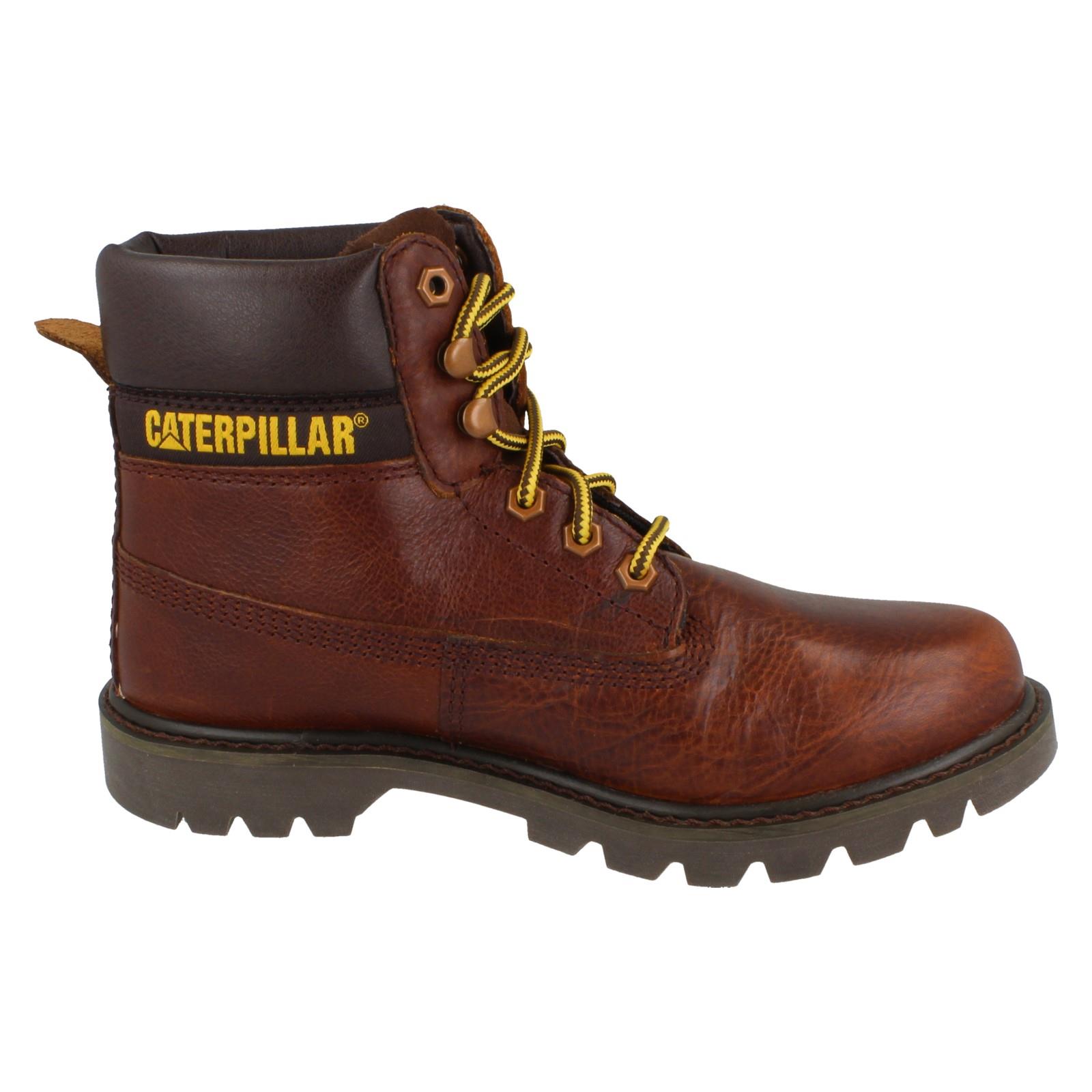 Unisex Caterpillar Leather Lace Up Boots Good Tread: Colorado 2.0 P110962 - Picture 7 of 10