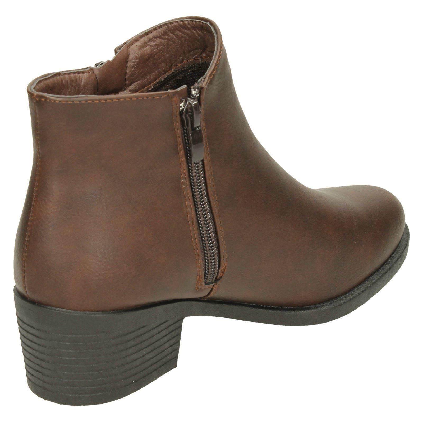 Botas al tobillo informales de tacón medio para dama F5R0736 - Imagen 15 de 19