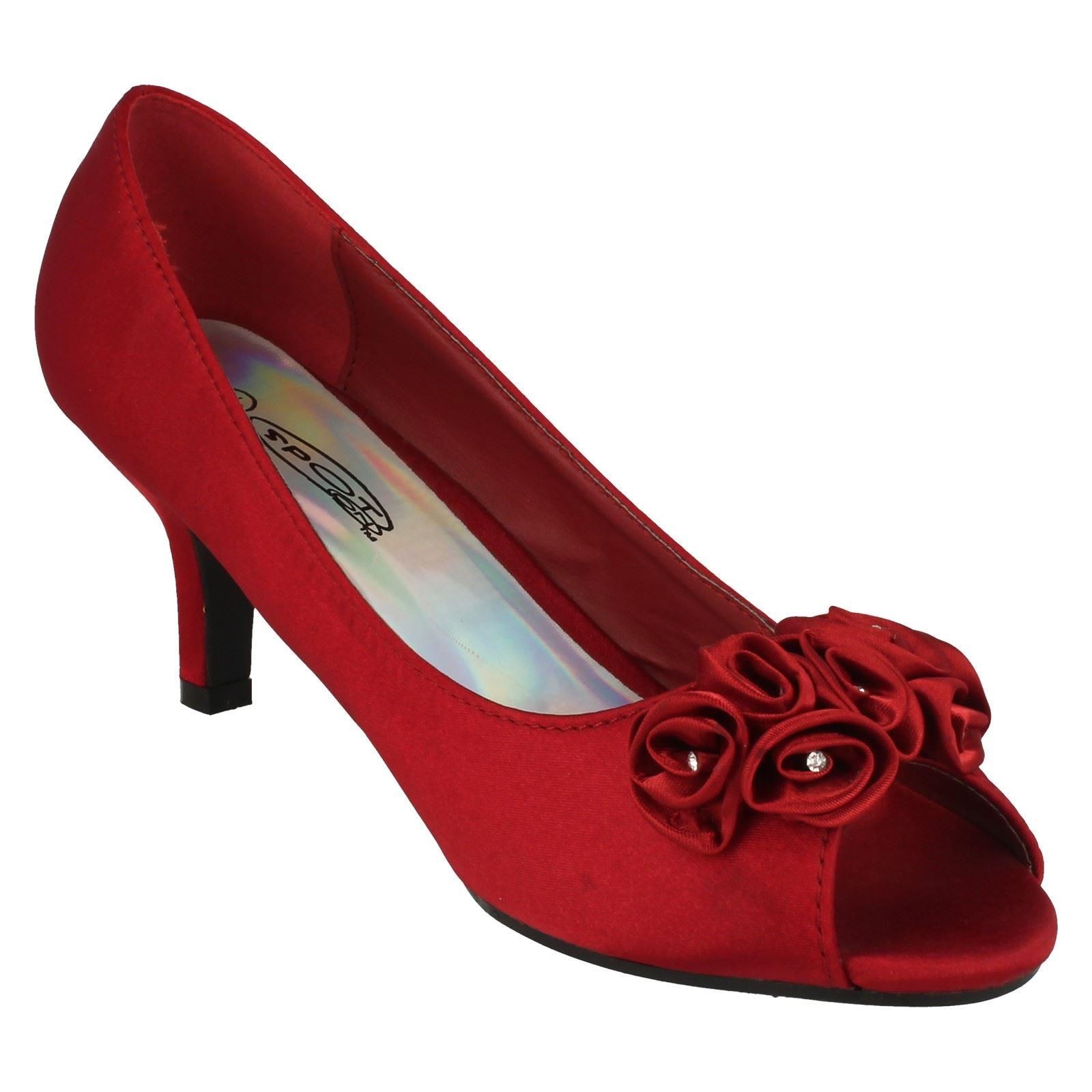 "Zapatos para dama Spot On Peep Toe con ""detalle floral"" - Imagen 17 de 55
