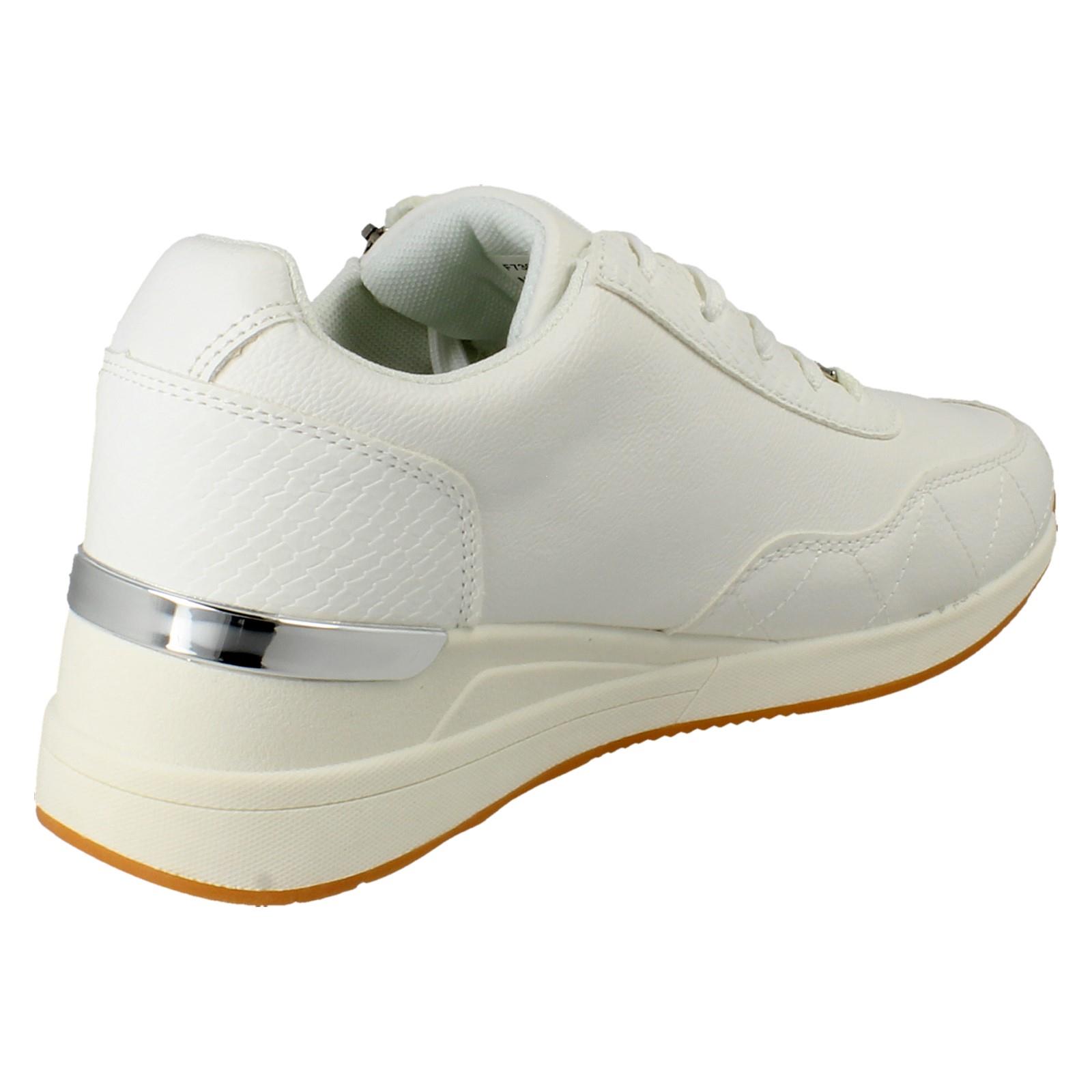 Ladies Elle Sport Lace Up & Zip Casual Wedge Sporty Look Trainers Shoes - F7R303 - Picture 6 of 10