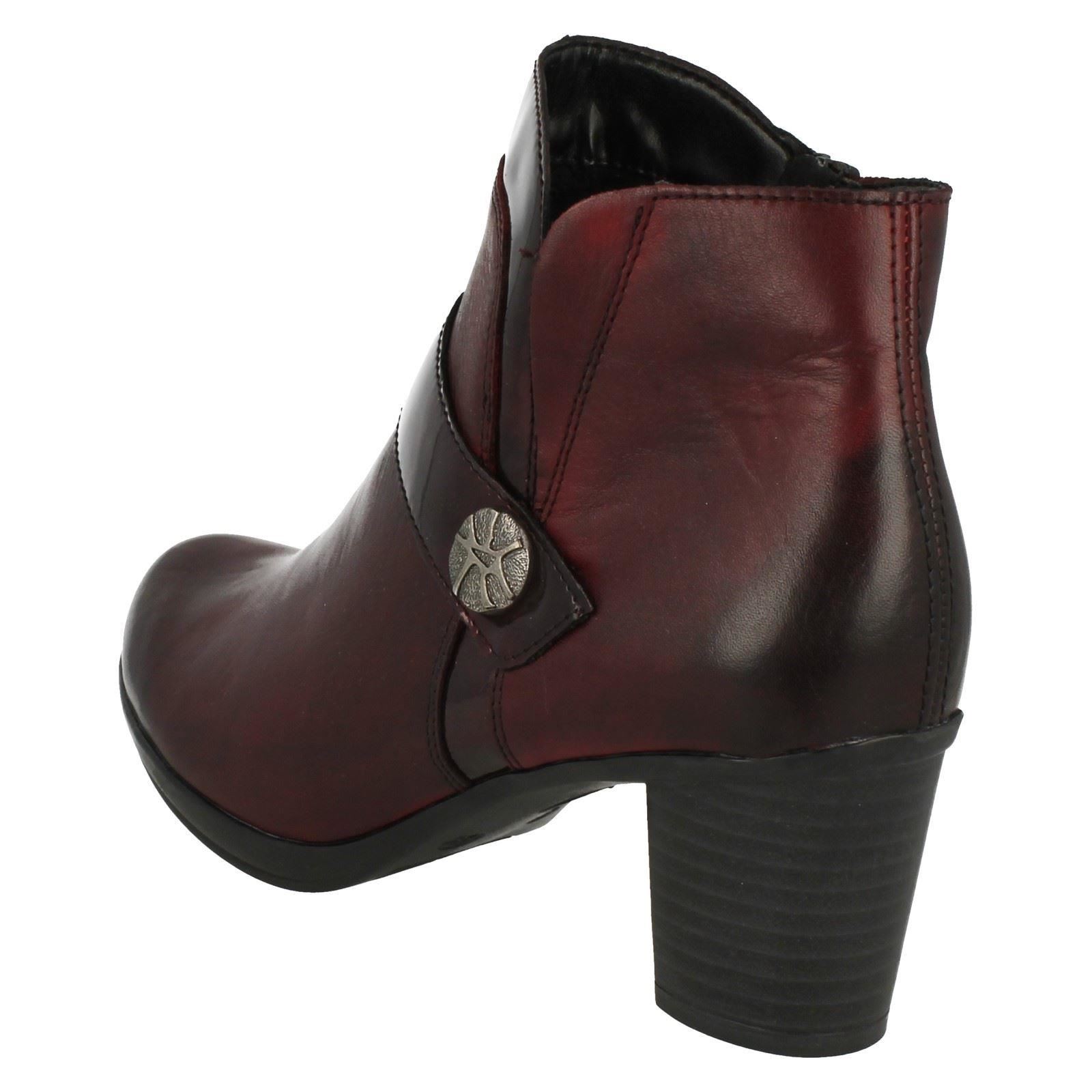 Puntera rojoondeada rojoondeada rojoondeada Damas REMONTE botas al Tobillo Informales Tacón alto Cremallera de Cuero R1571 f83a38 Puntera rojoondeada rojoondeada rojoondeada Damas REMONTE botas al Tobillo Informales Tacón alto Cremallera de Cuero R1571 f83a38