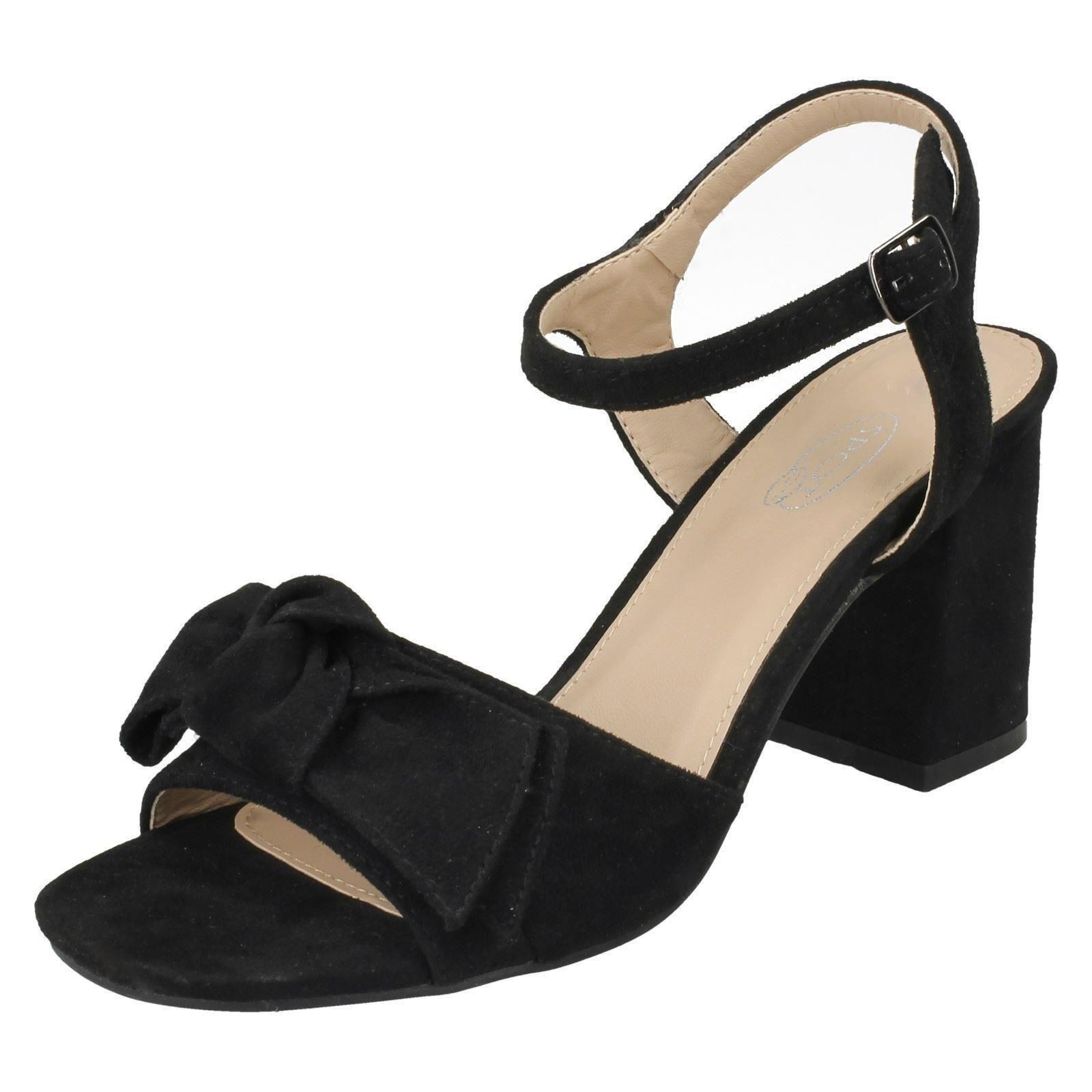 Donna Spot On blocchi di colore Tacco Sandali con cinturino alla caviglia Donna Spot On blocchi di colore Tacco Sandali con cinturino alla caviglia