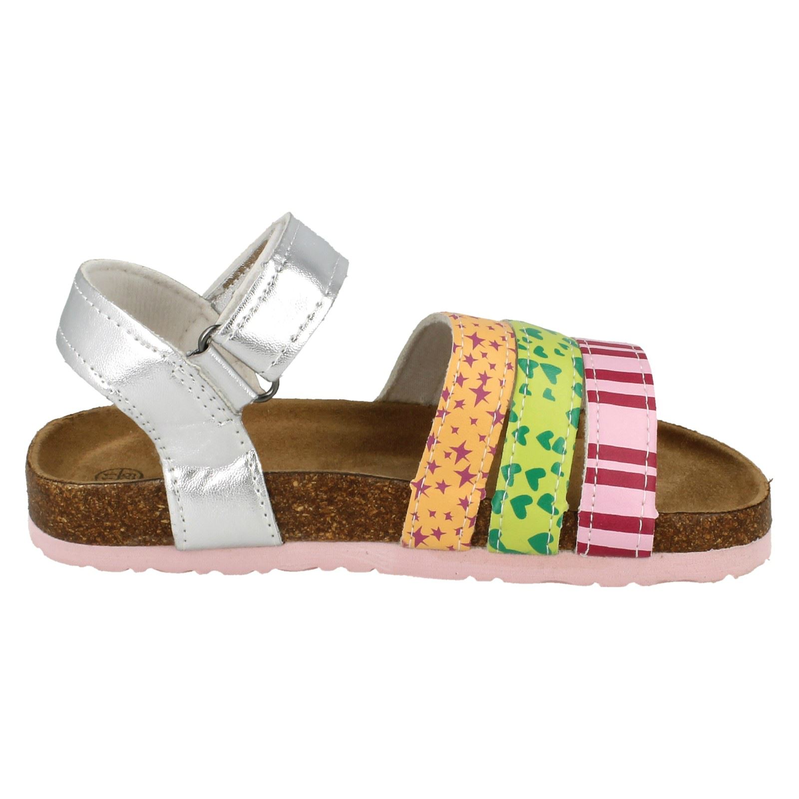 Girls Spot On Casual Ankle Strap *Sandals*